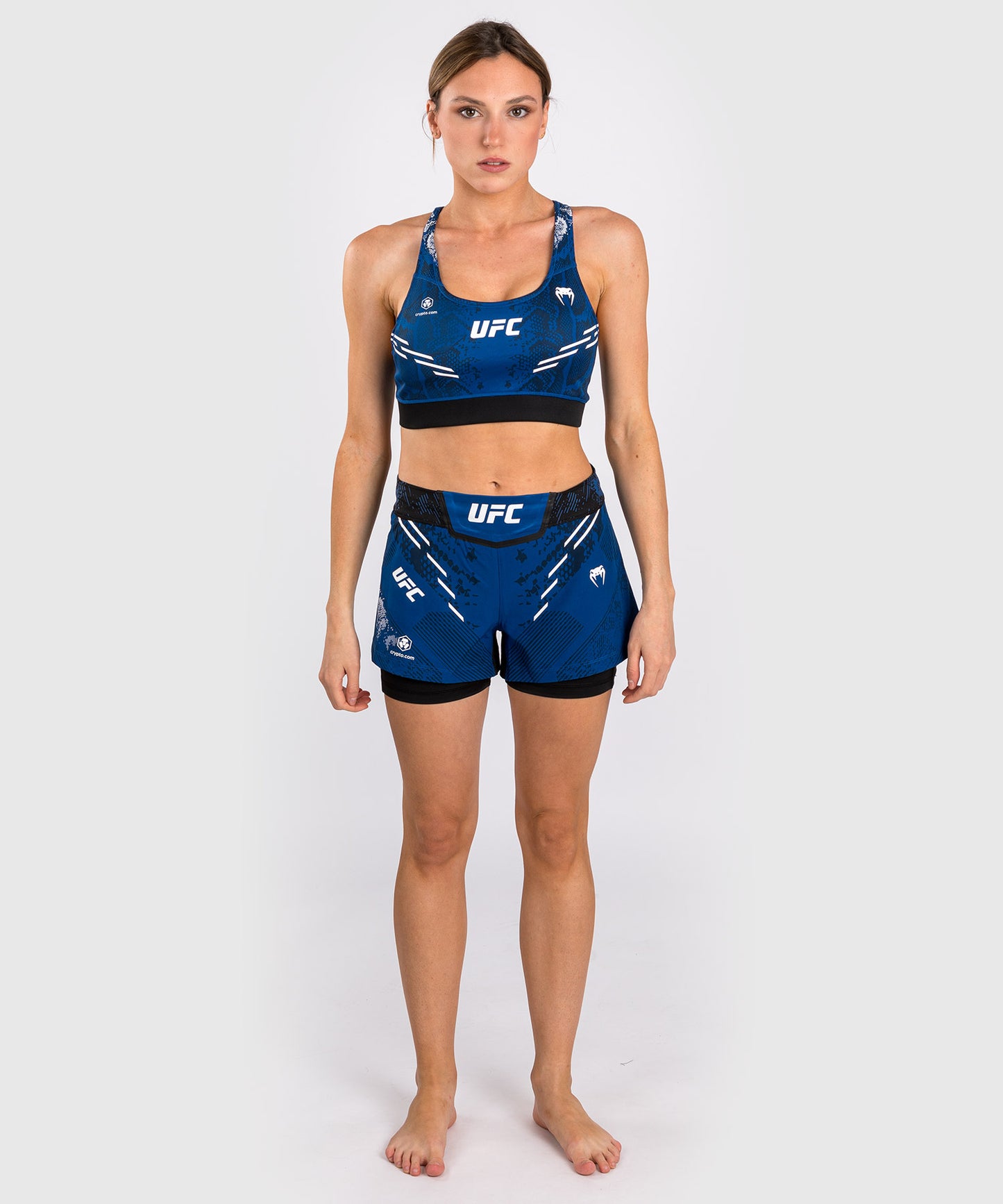 UFC Adrenaline by Venum Authentic Fight Night Women’s Sports Bra - Blue
