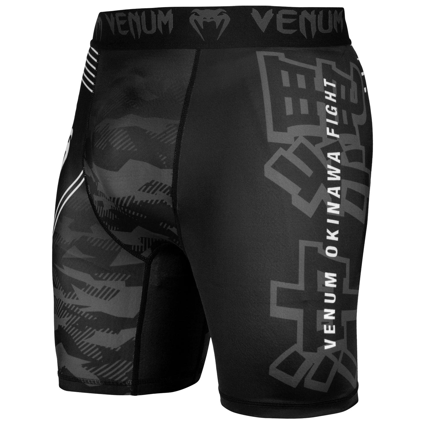 Venum Okinawa 2.0 Compression Shorts - Black/White