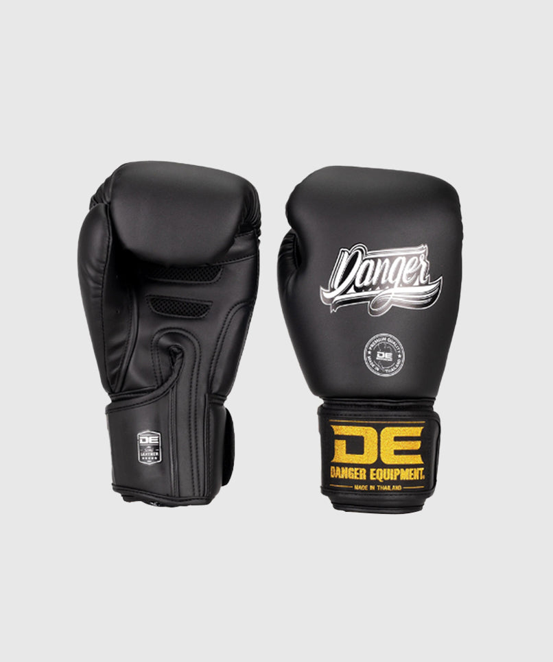 Danger Super Max Boxing Gloves - Black
