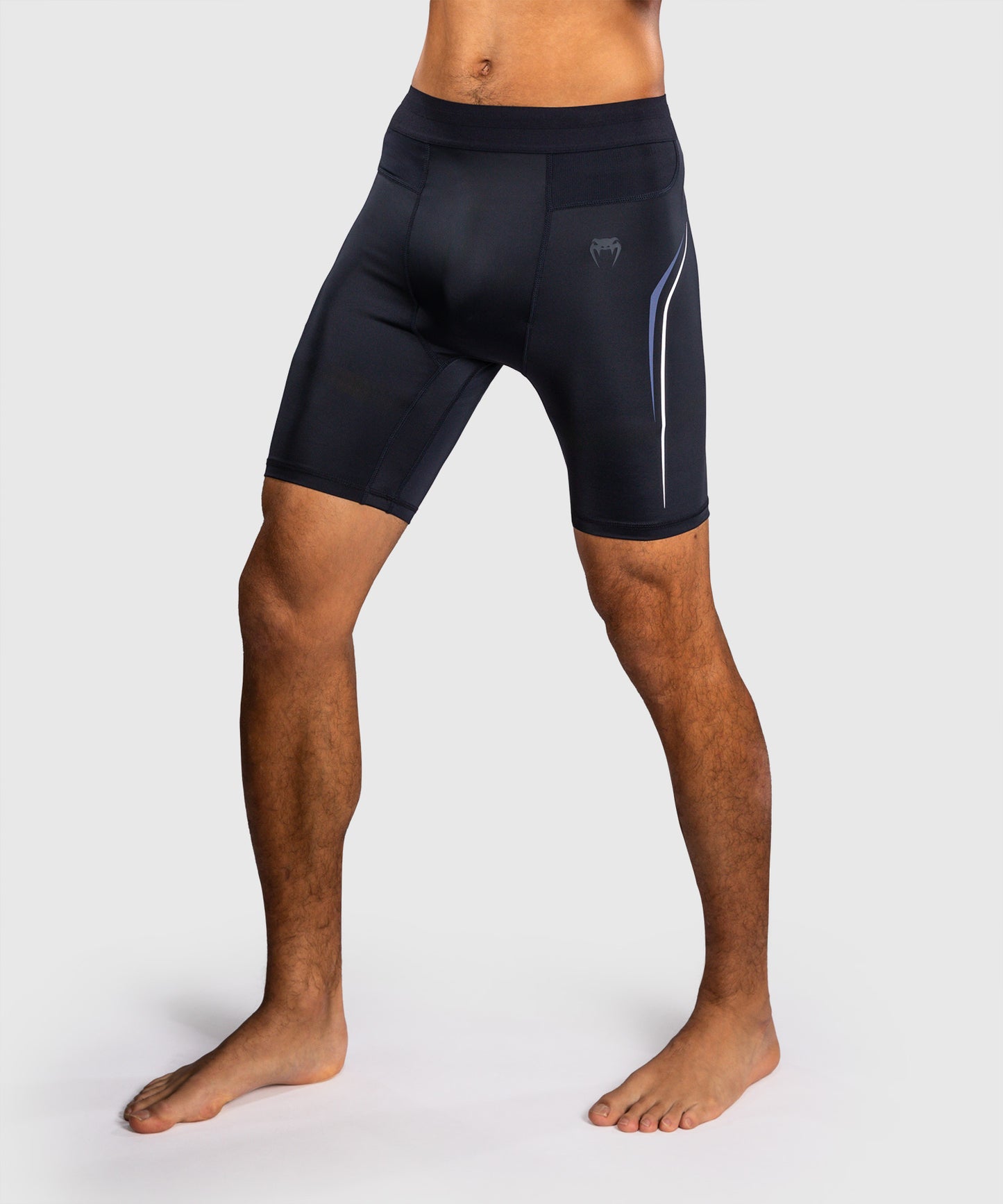 Short de Compression Venum G-Core - Bleu Marine/Blanc