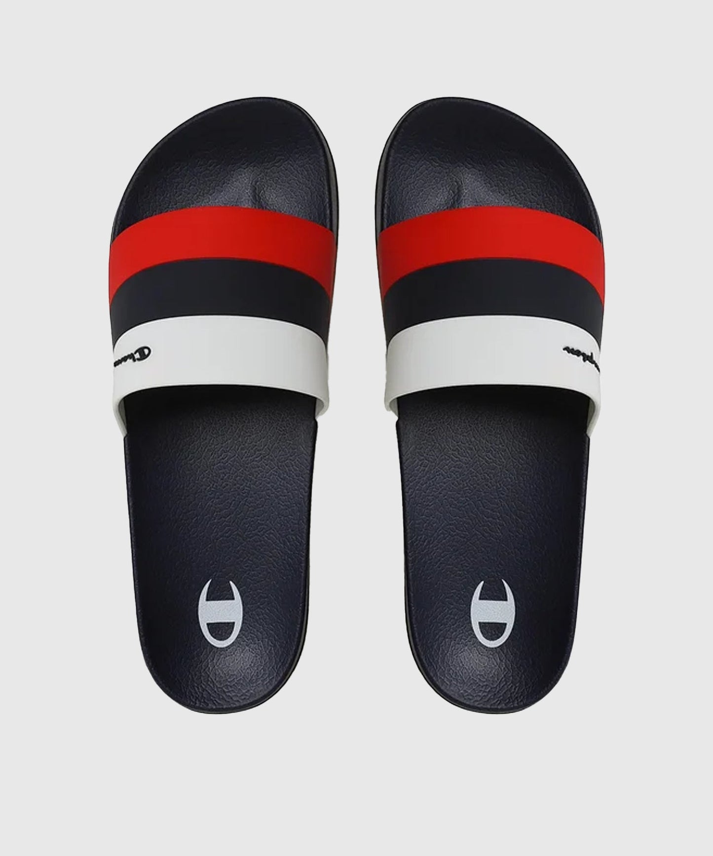 Claquettes Champion Legacy - Bleu Marine/Blanc/Rouge