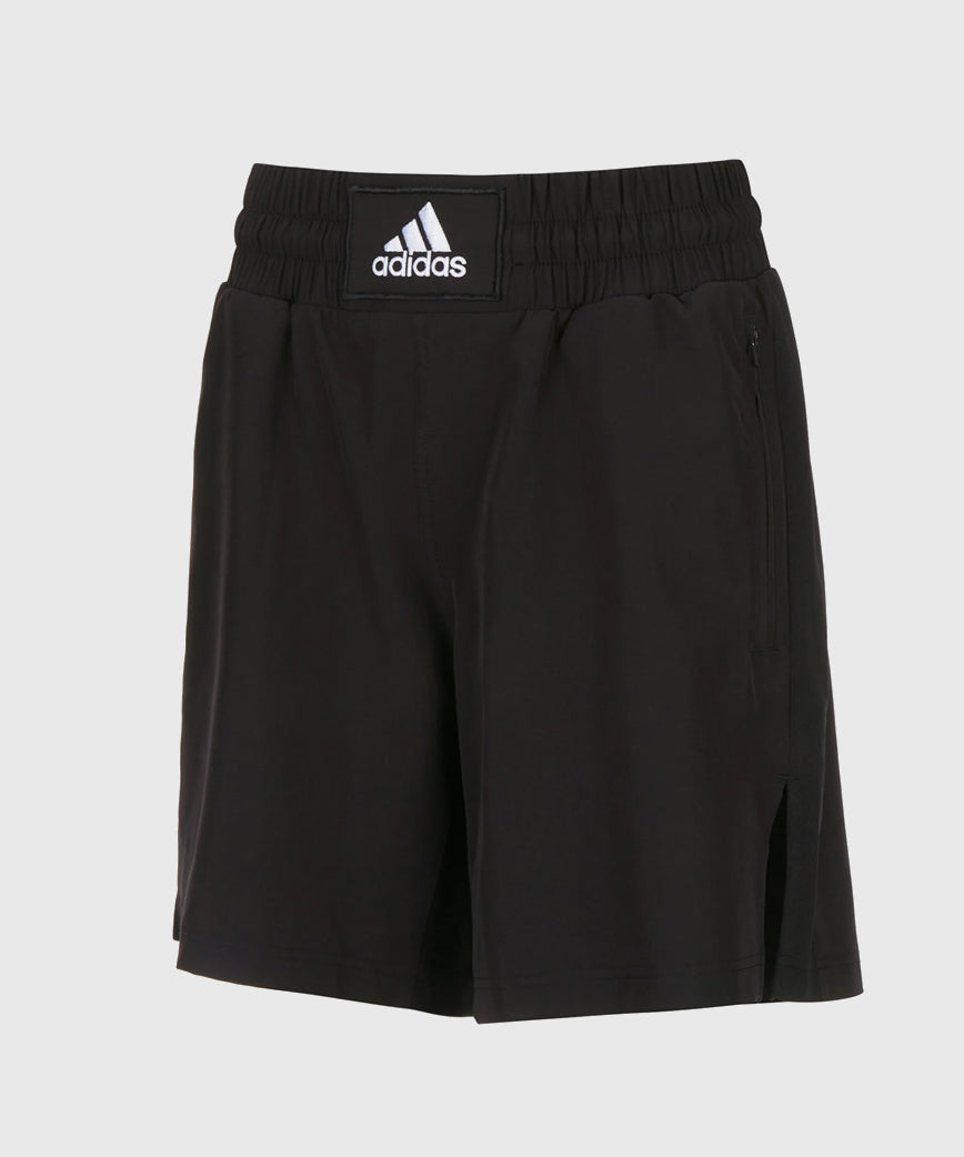 Adidas Boxwear Tech English Boxing Shorts - Black/Grey