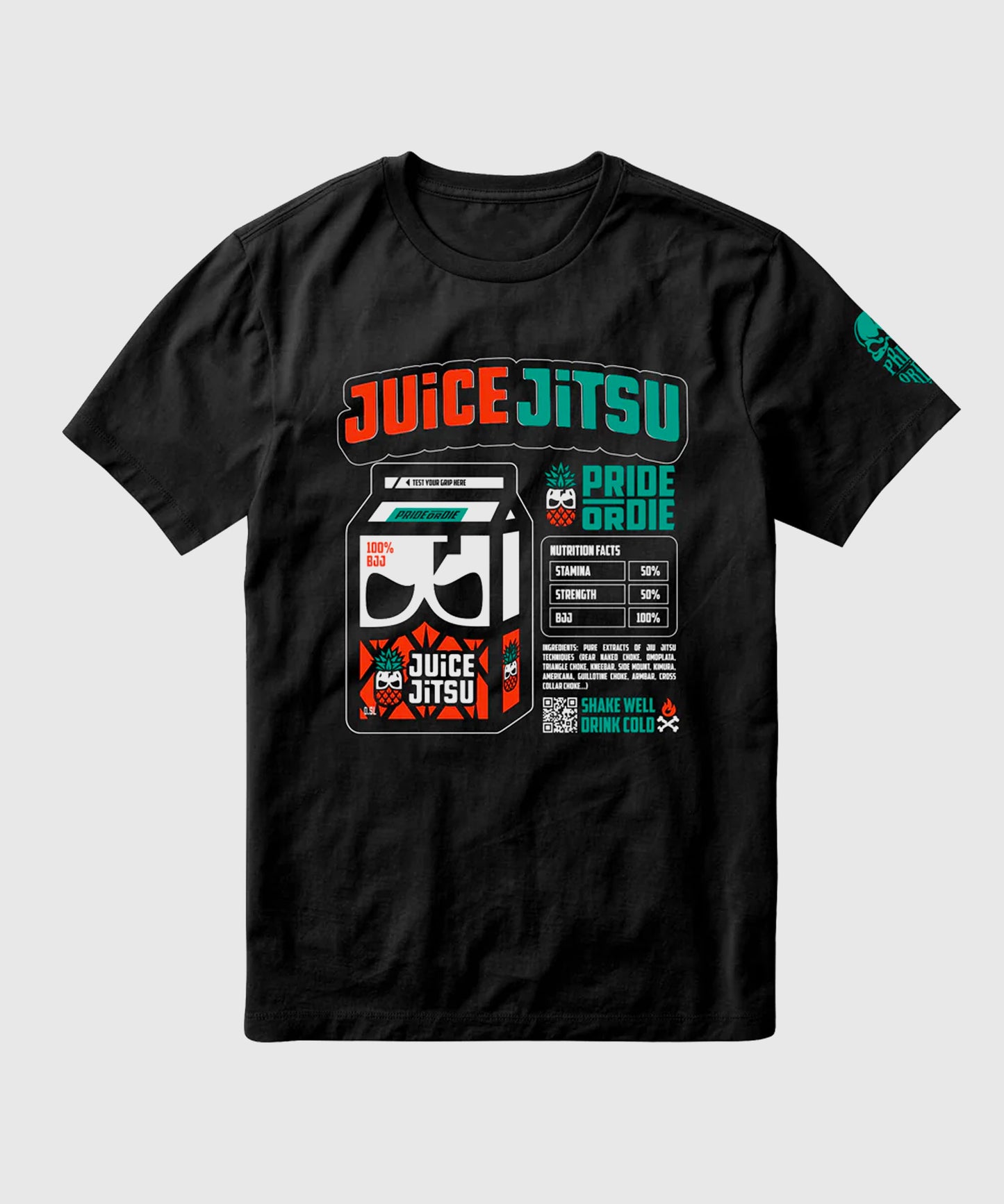 Pride Or Die Juice Jitsu Trainings-T-Shirt - Schwarz