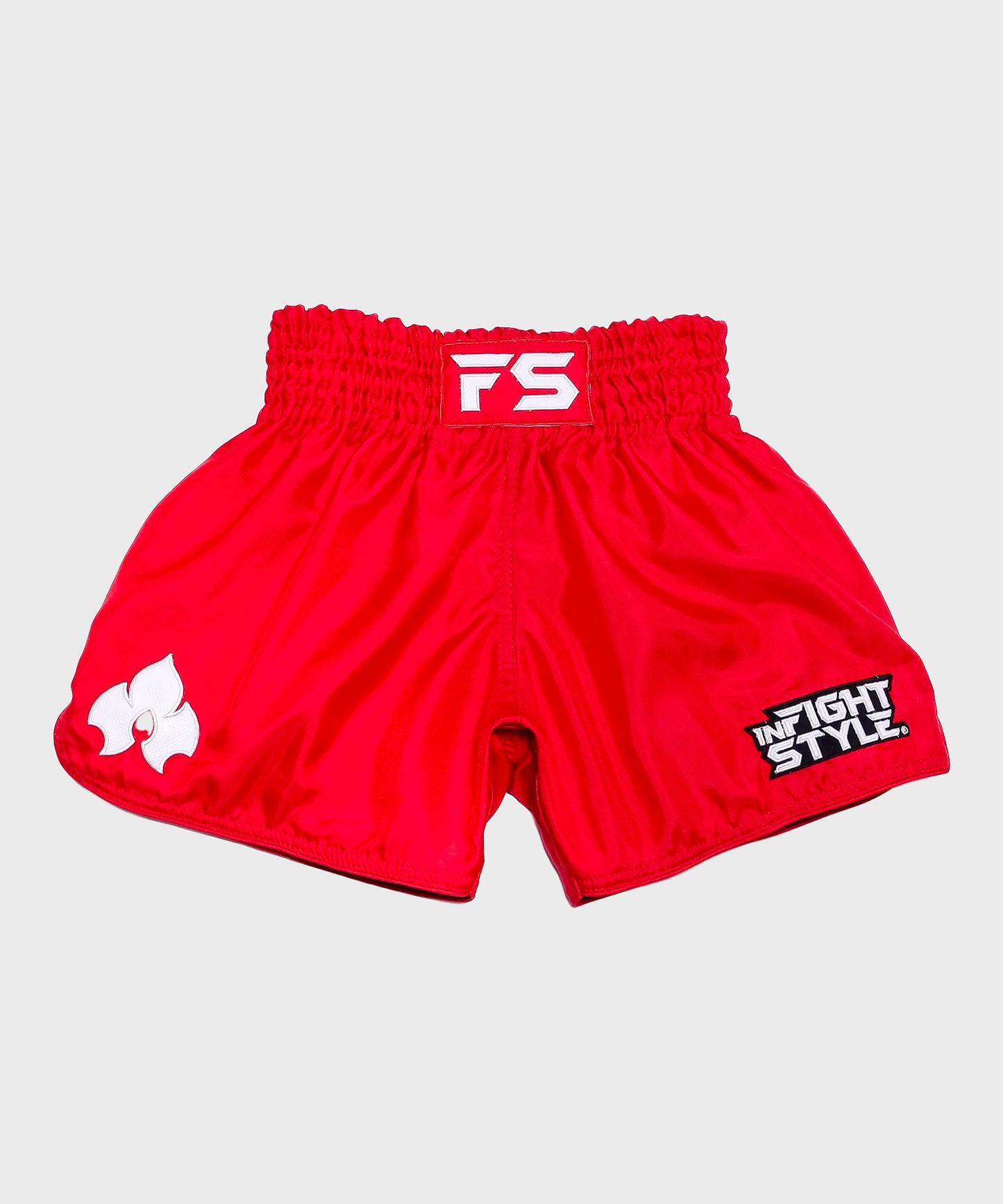 Infightstyle Fs Utility Retro Pantaloncini da Muay Thai - Rosso