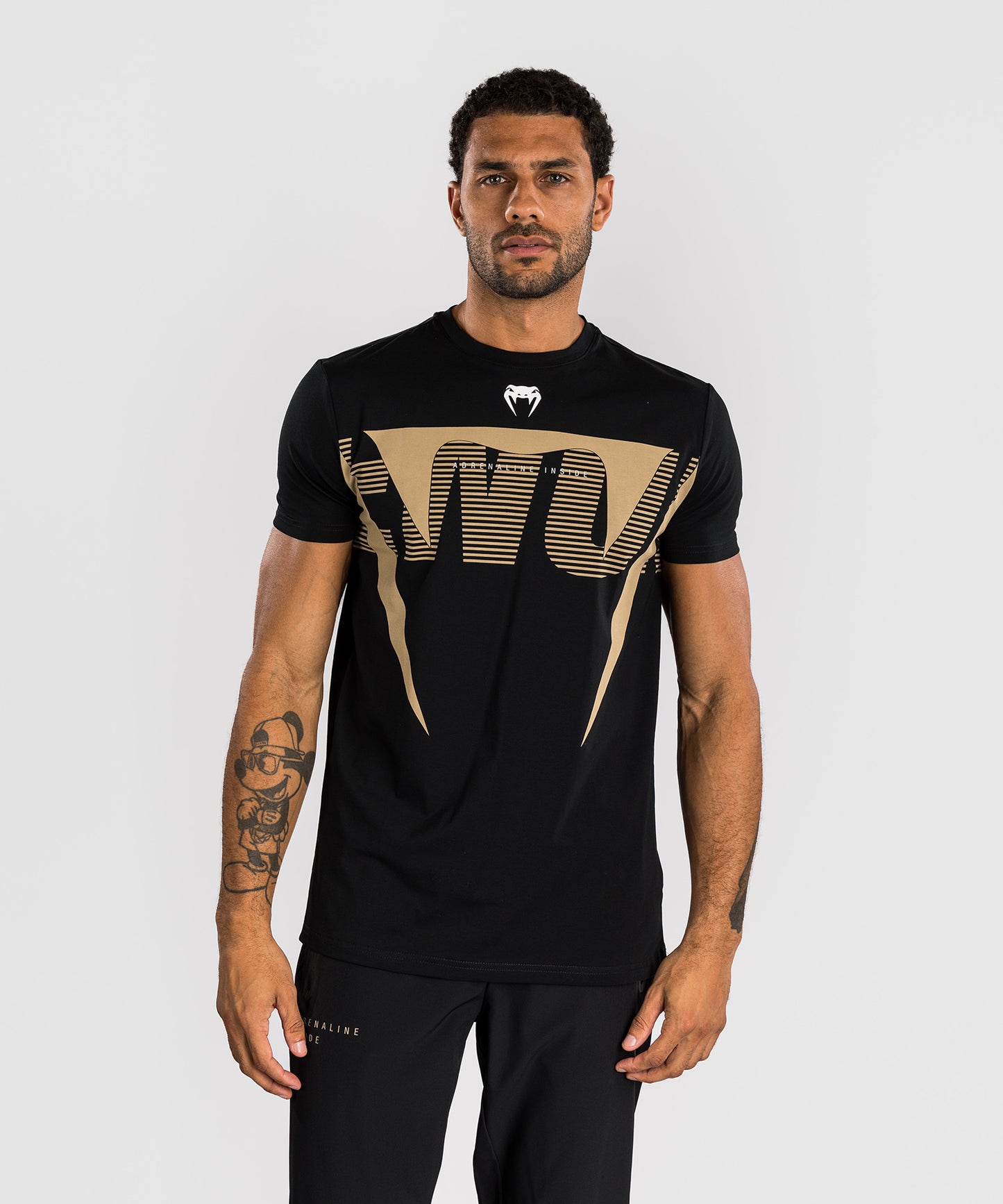 Venum Adrenaline T-Shirt – Nero/Sabbia