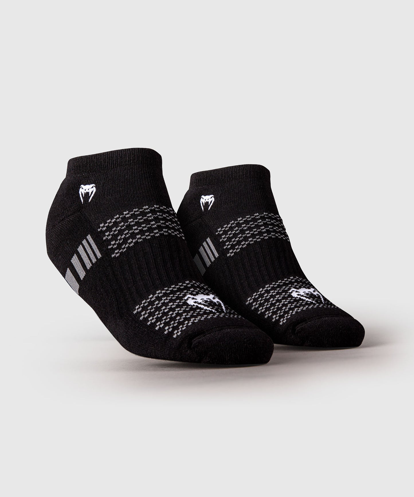 Venum Vector No-Show Socks 3 Pack - Black/Grey