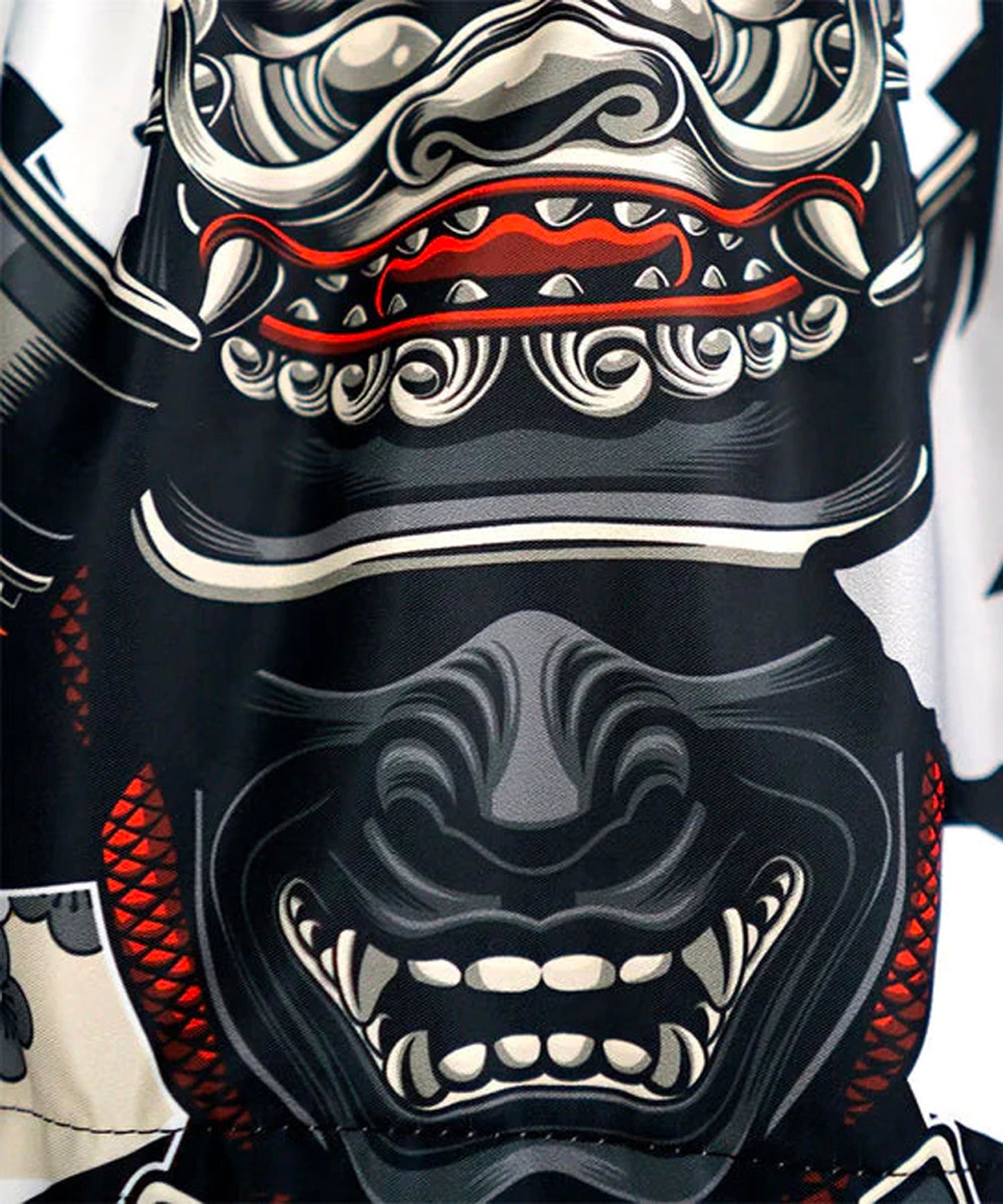 Tuff Samurai Of Siam Muay Thai Shorts - White
