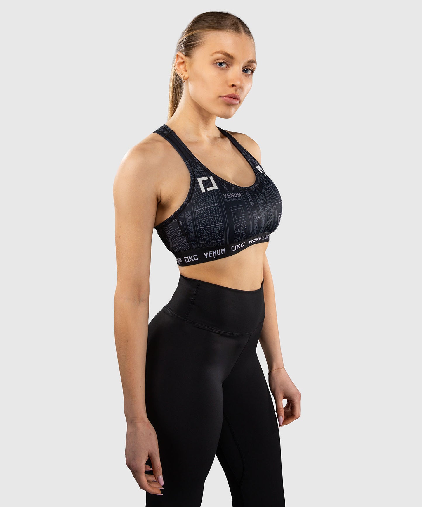 Karate Combat by Venum Sport-BH – Schwarz/Grau