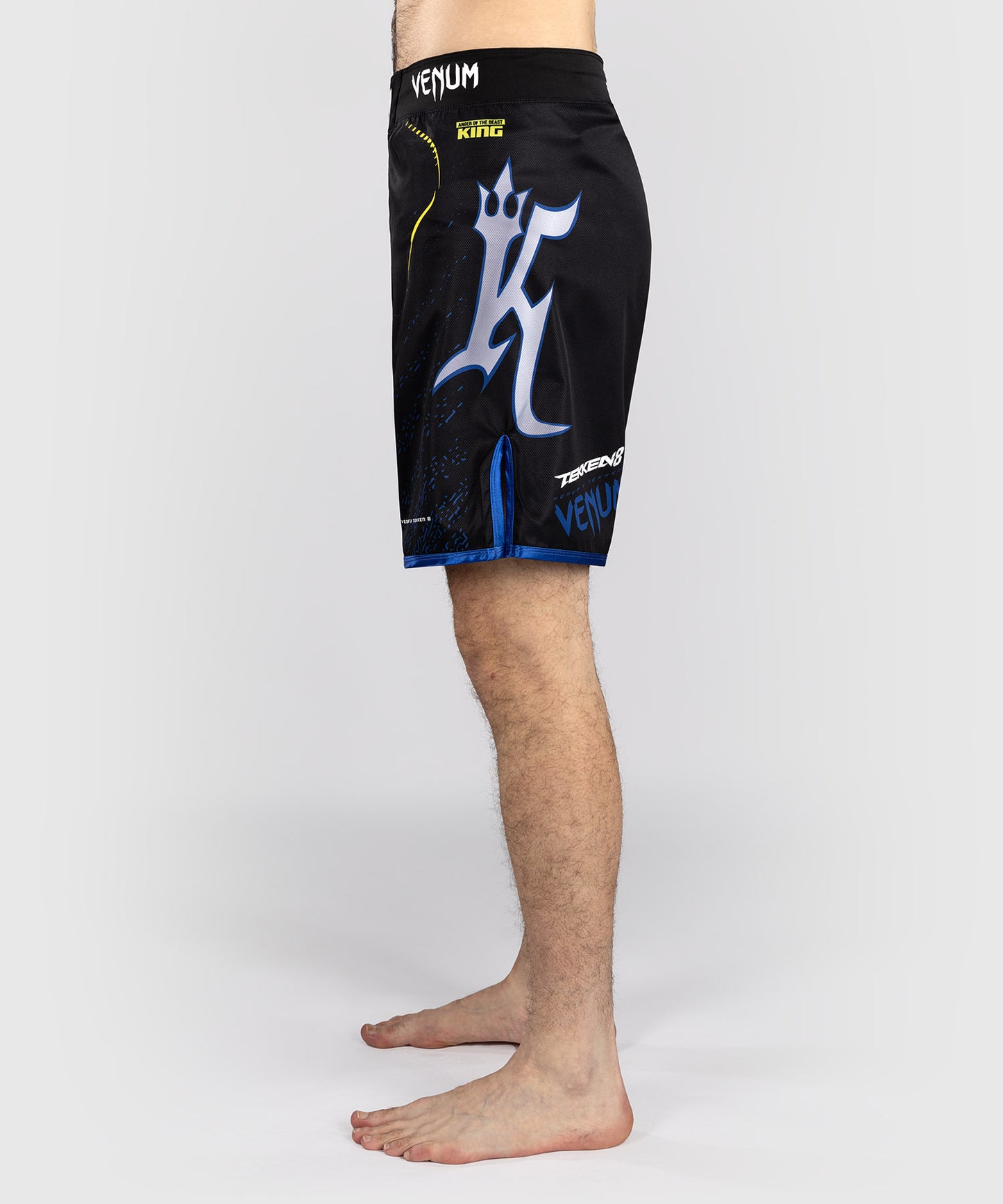 Venum x TEKKEN 8 Short de Combate King - Negro/Amarillo