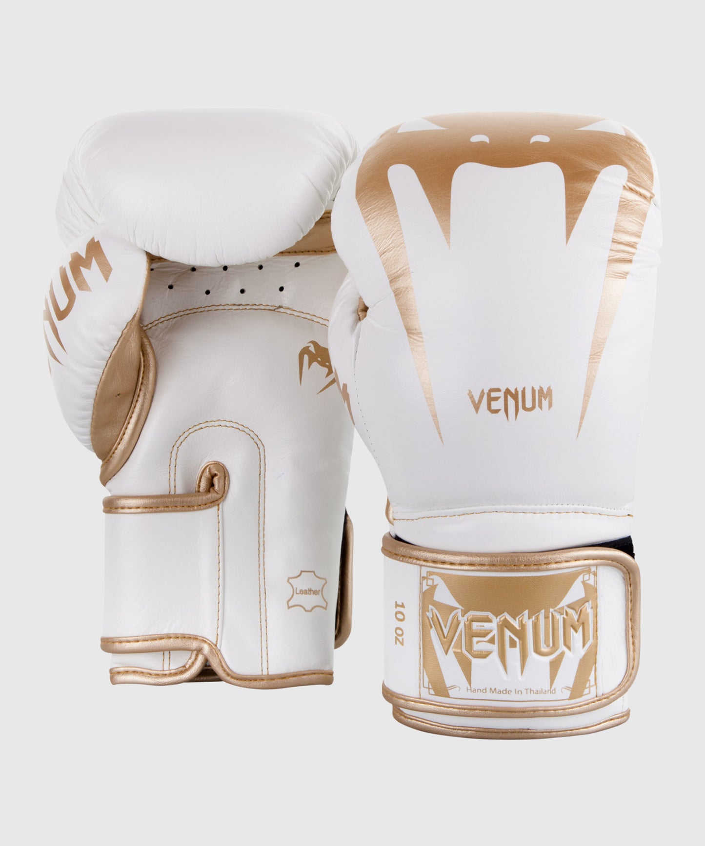 Gants de boxe Venum Giant 3.0 - Cuir Nappa - Blanc/Doré