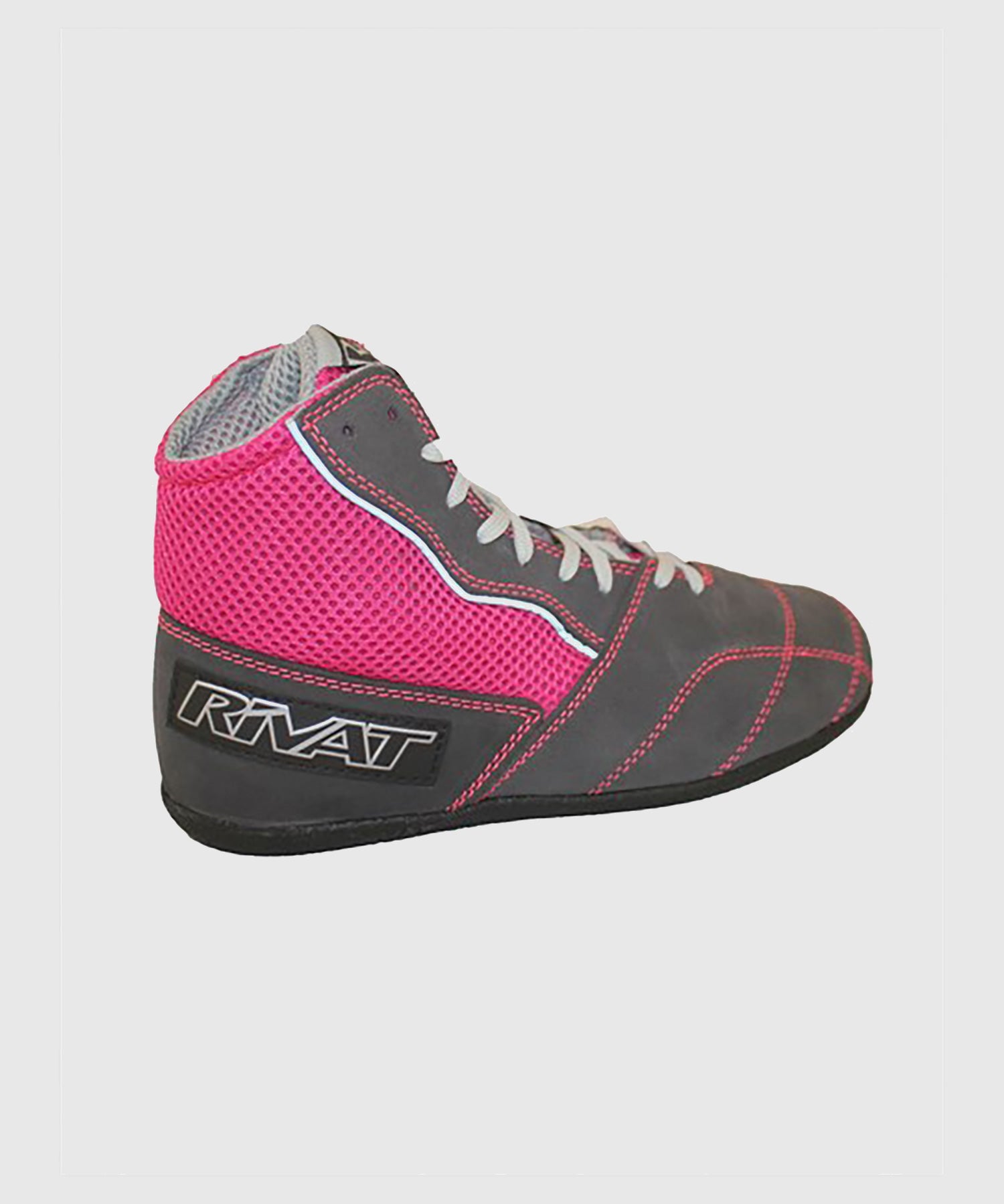 Chaussures de boxe française Femme Rivat Boom Lady Gris/Rose
