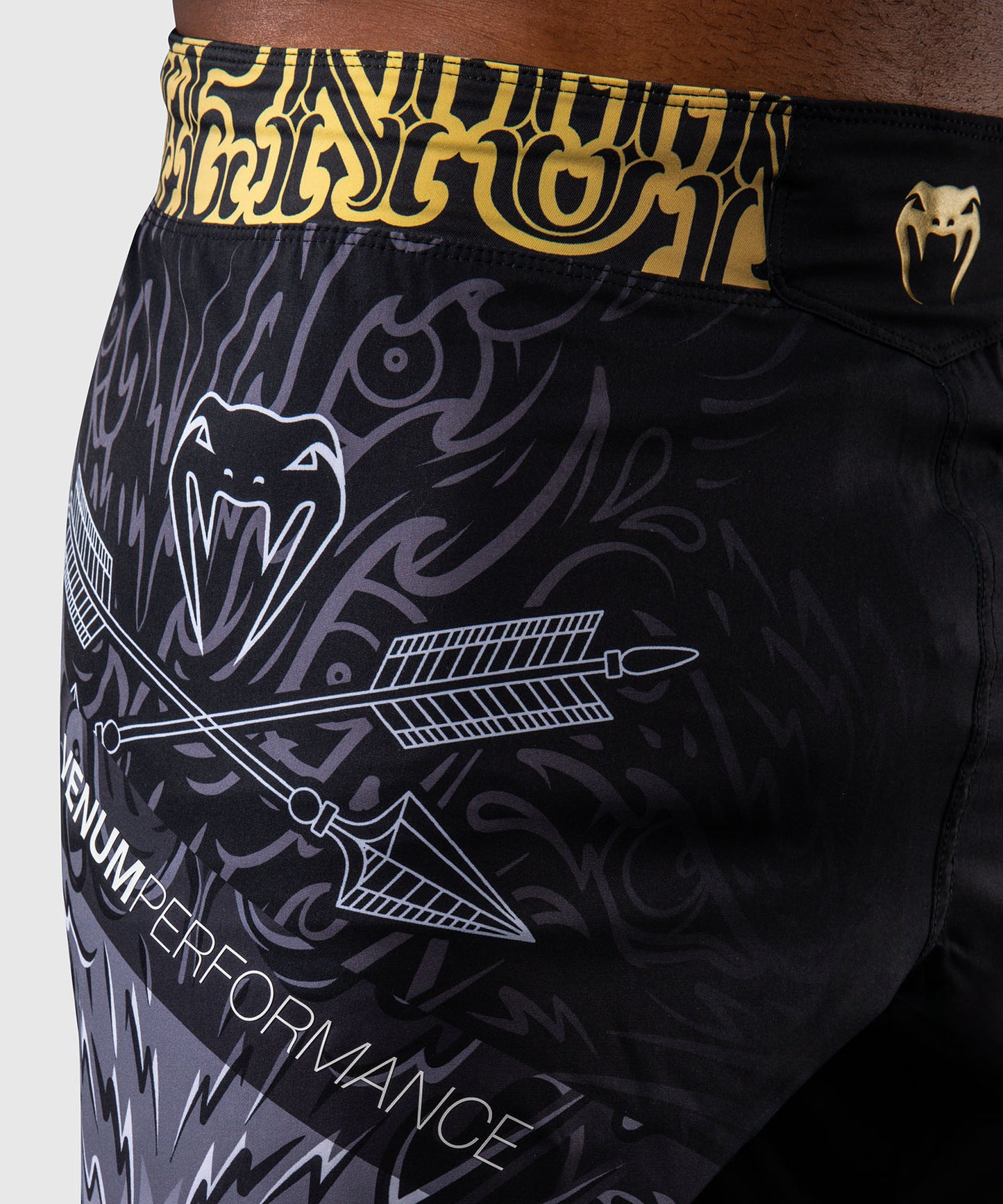 Venum Wolf Atak Fightshorts - Black/Grey