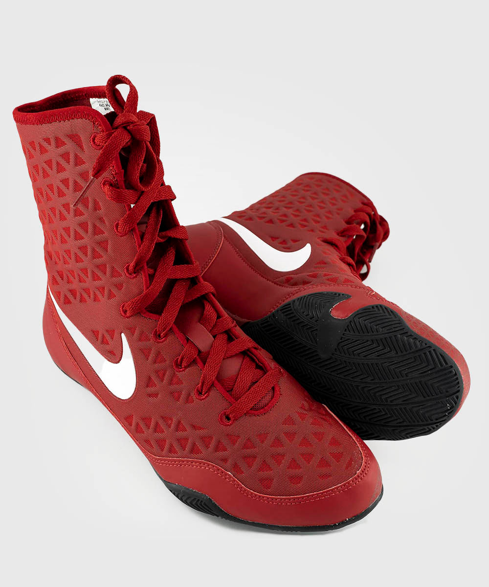 Chaussures de Boxe Nike Ko - Rouge/Blanc