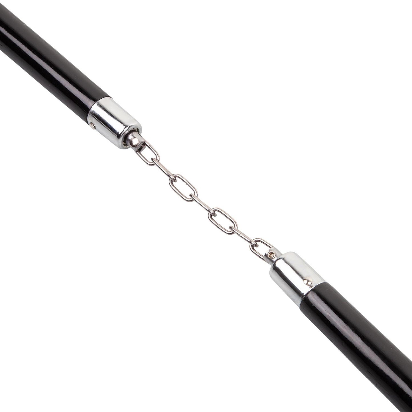 Metal Boxe Nunchaku in Legno con Catena – Nero