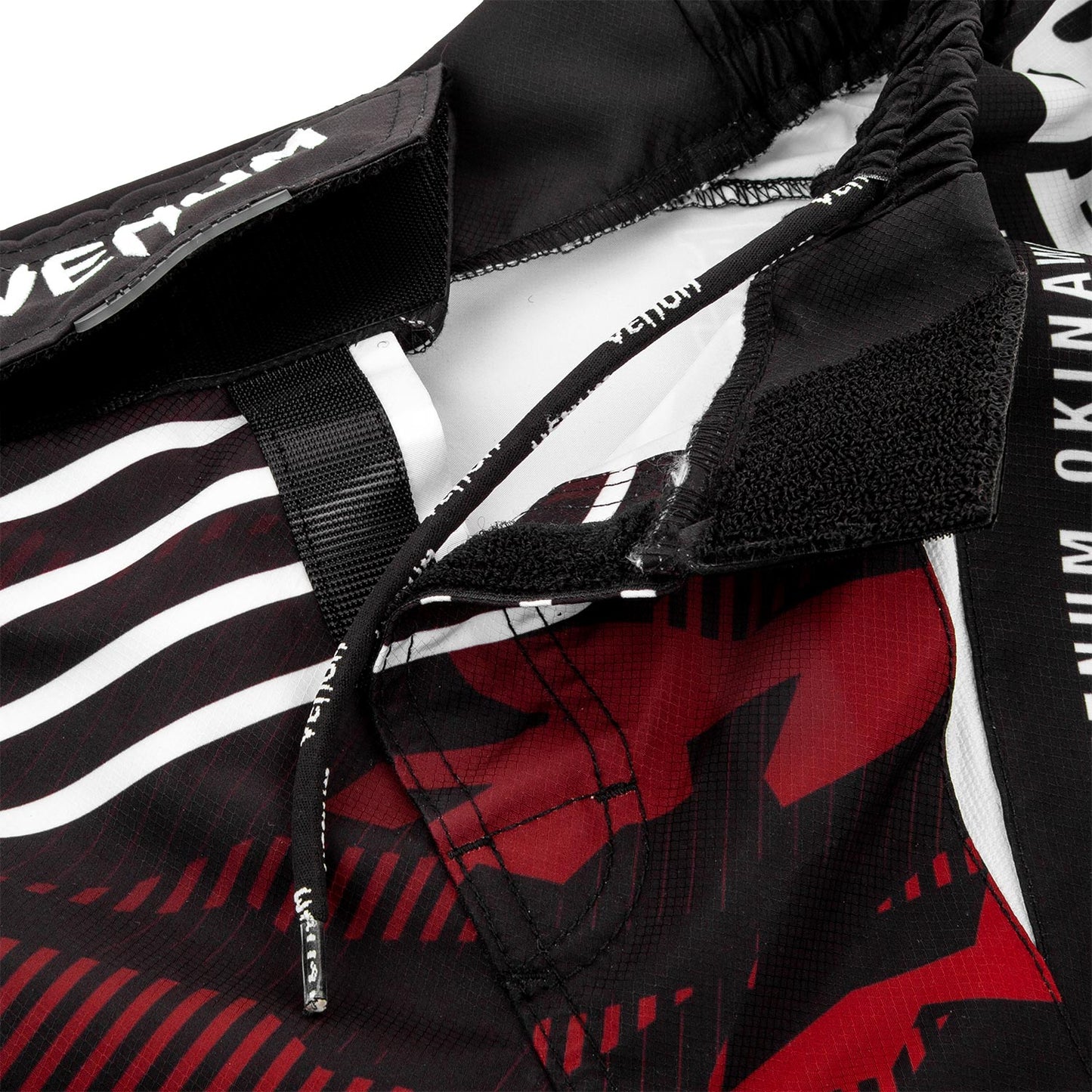 Venum Okinawa 2.0 Fightshorts - Black/White-Red