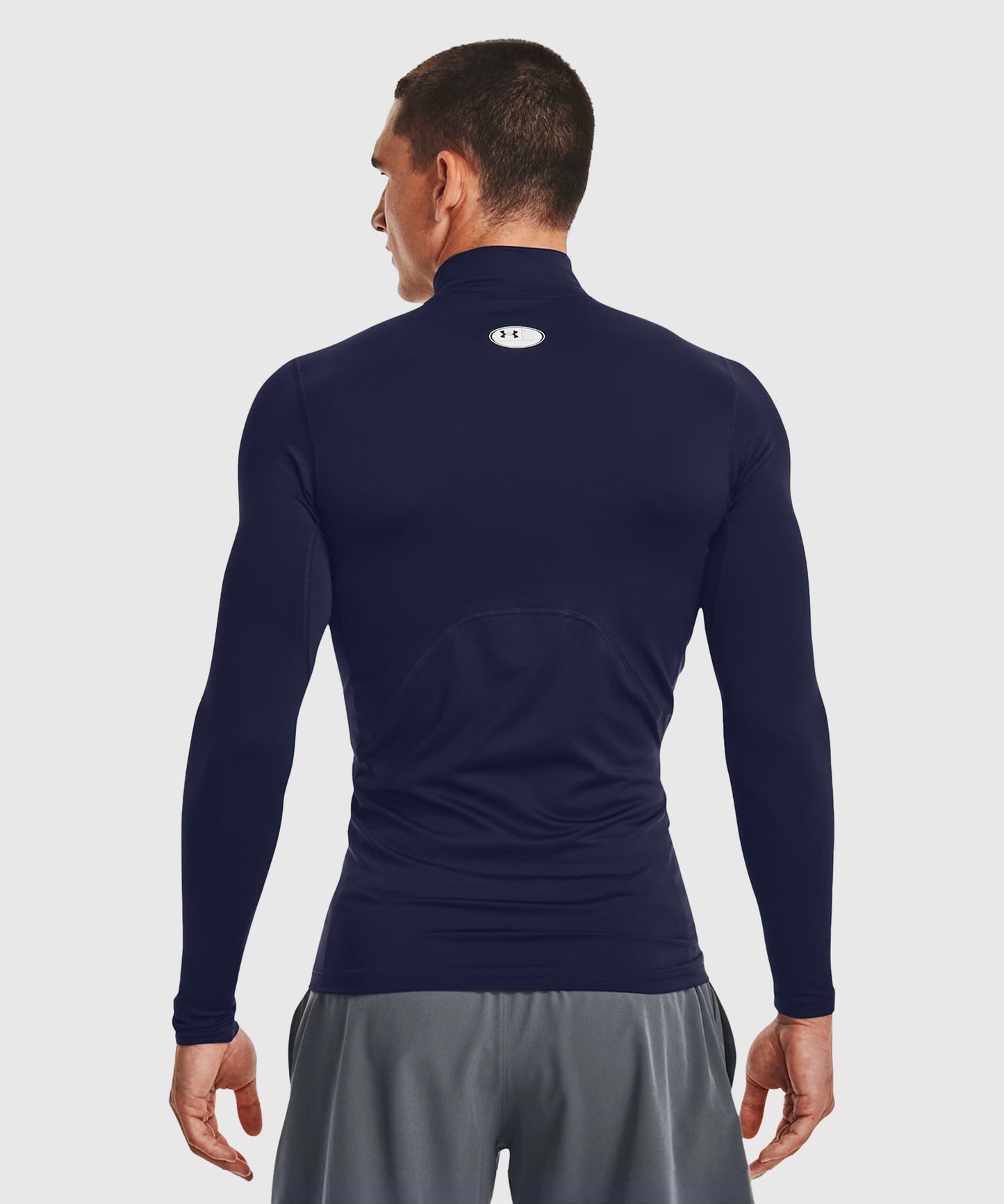 Haut De Compression À Col Montant Under Armour Coldgear - Bleu Marine