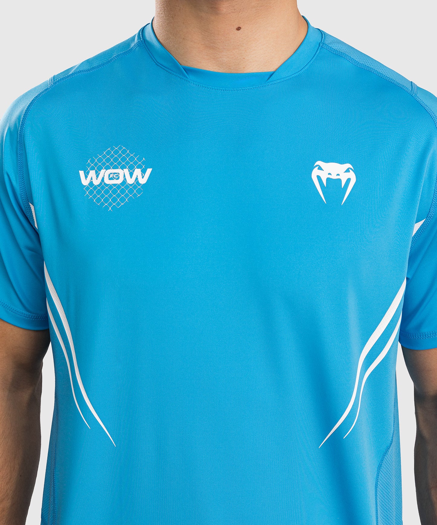 Venum x WOW FC Dry-Tech T-Shirt - Pacific Blue