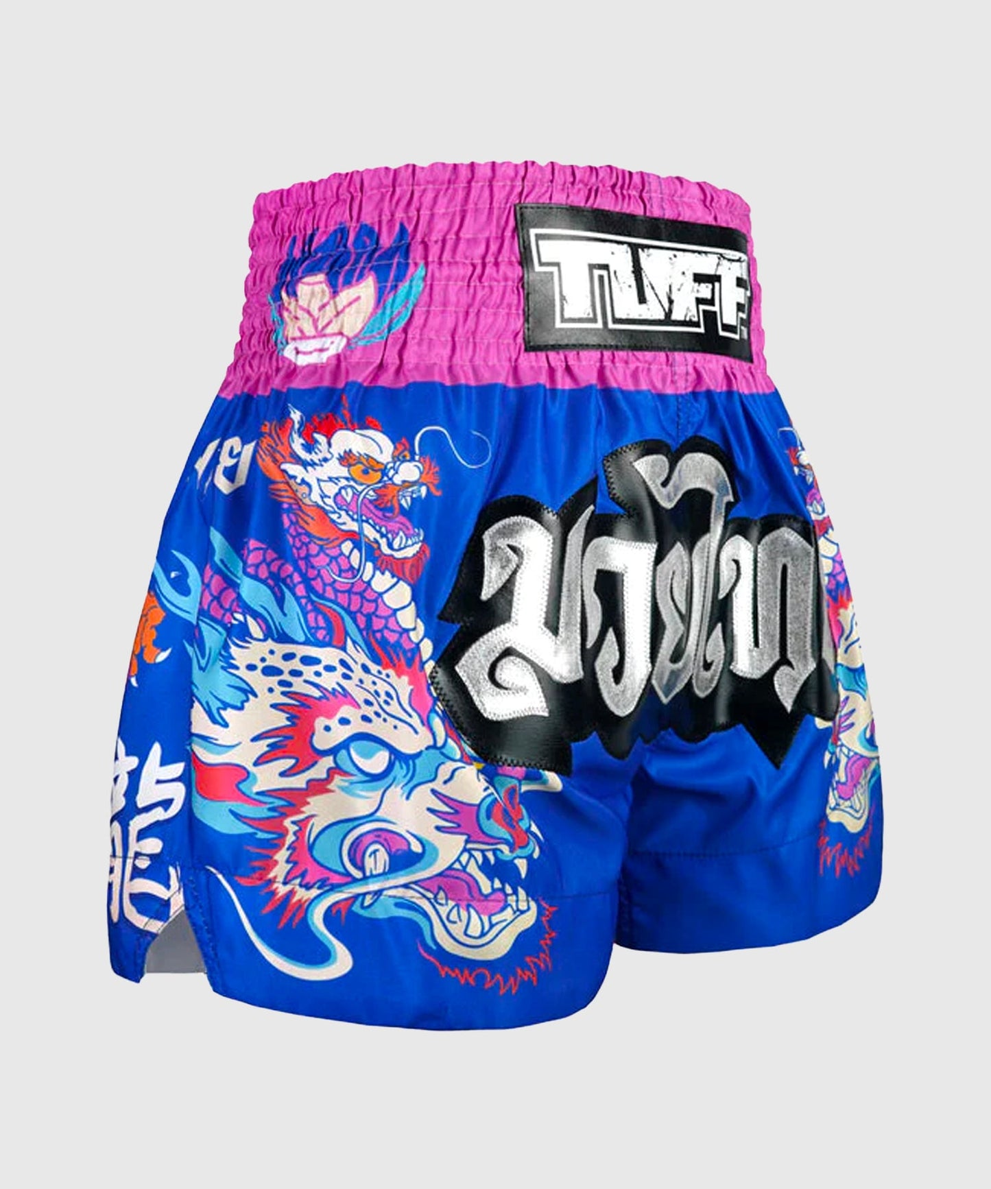 Tuff Dragonforce Muay Thai Shorts - Blau