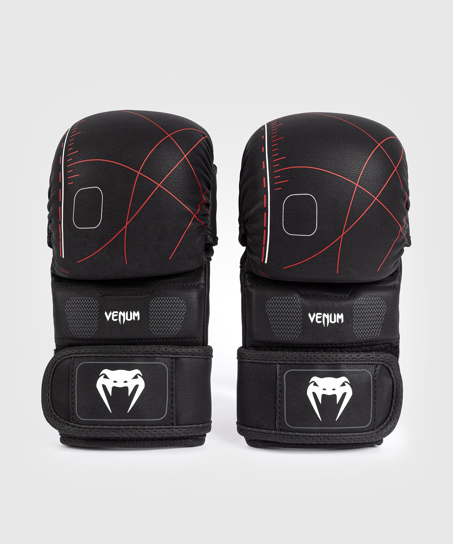 Venum Tactical XT Sparring Gloves - Black/Fire Red