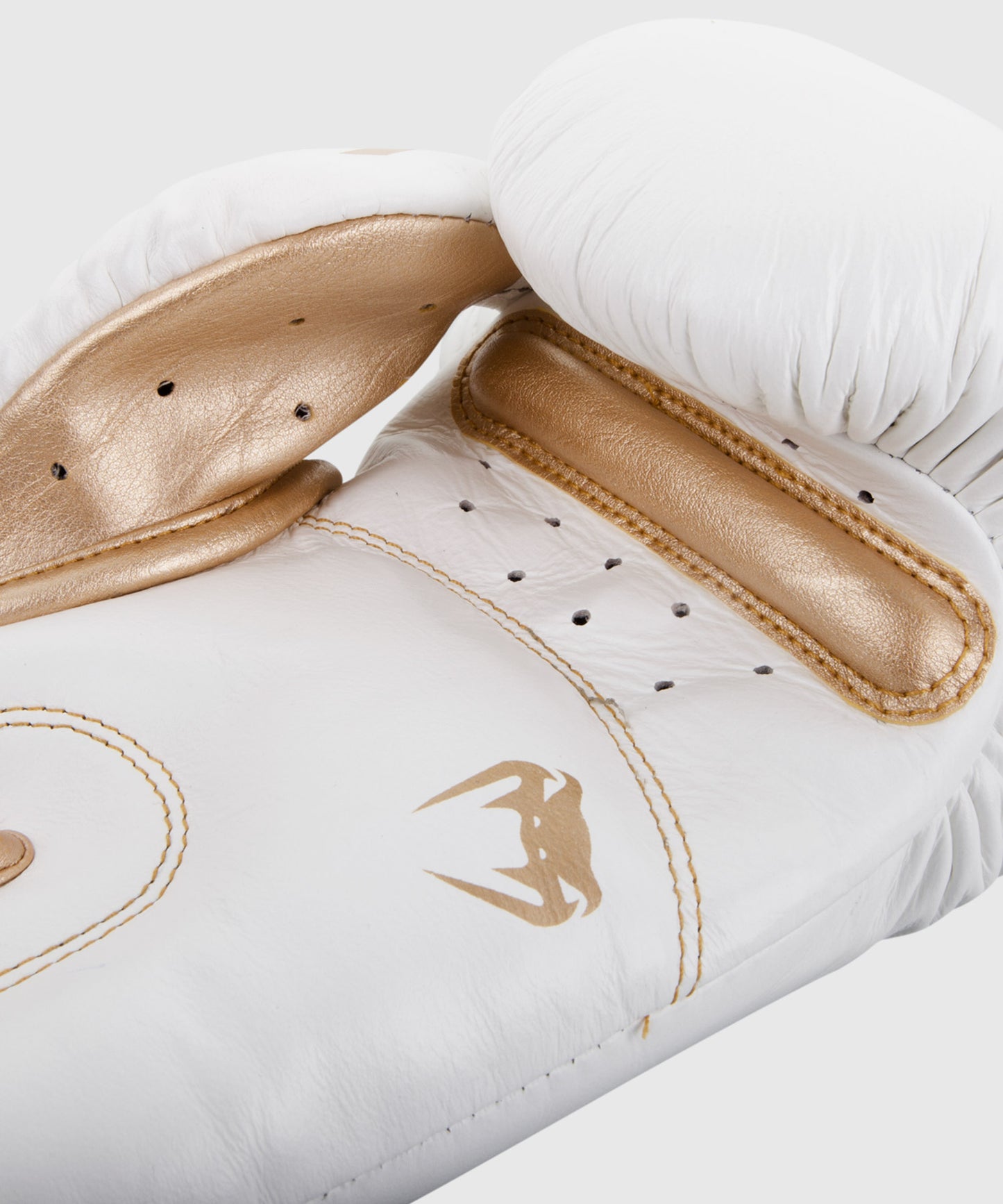 Gants de boxe Venum Giant 3.0 - Cuir Nappa - Blanc/Doré