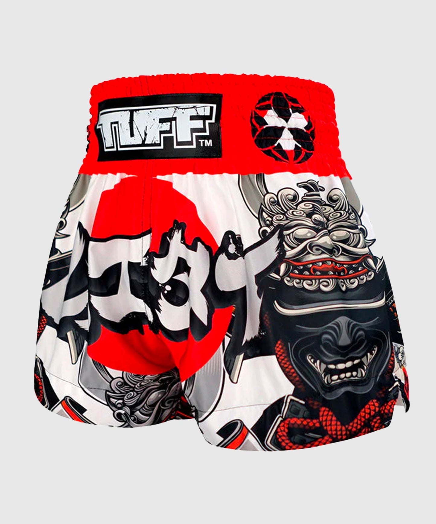 Tuff Samurai Of Siam Muay Thai Shorts - White