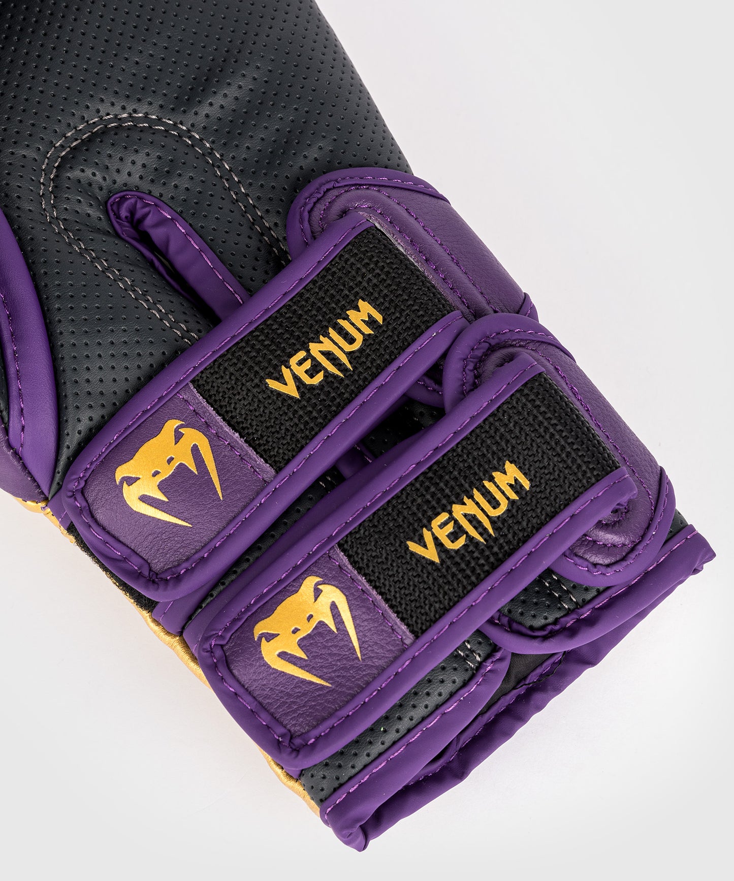 Venum Reverso Boxing Gloves - Dark Purple/Gold