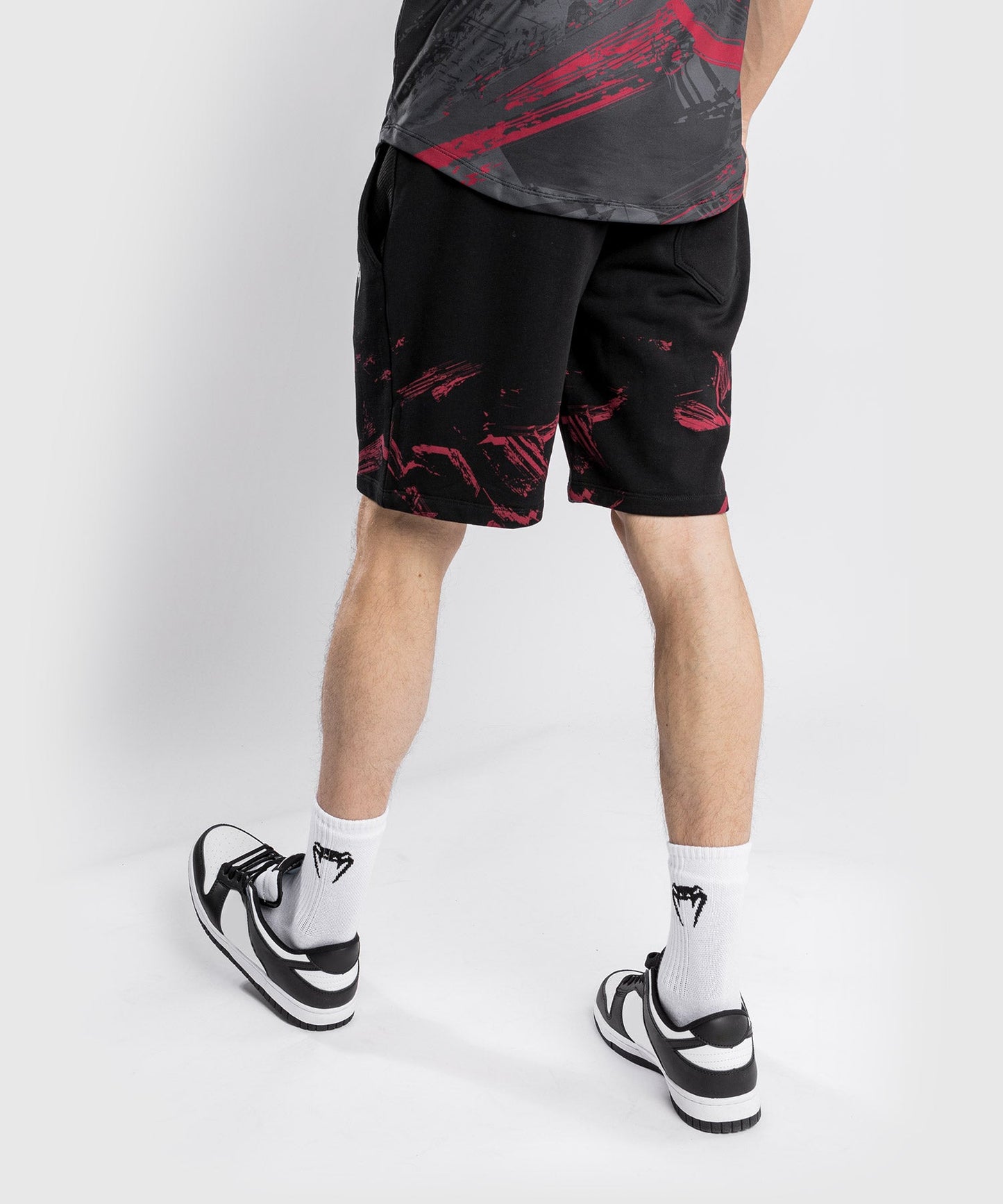 UFC Venum Authentic Fight Week 2.0 Cotton Shorts - Black/Red