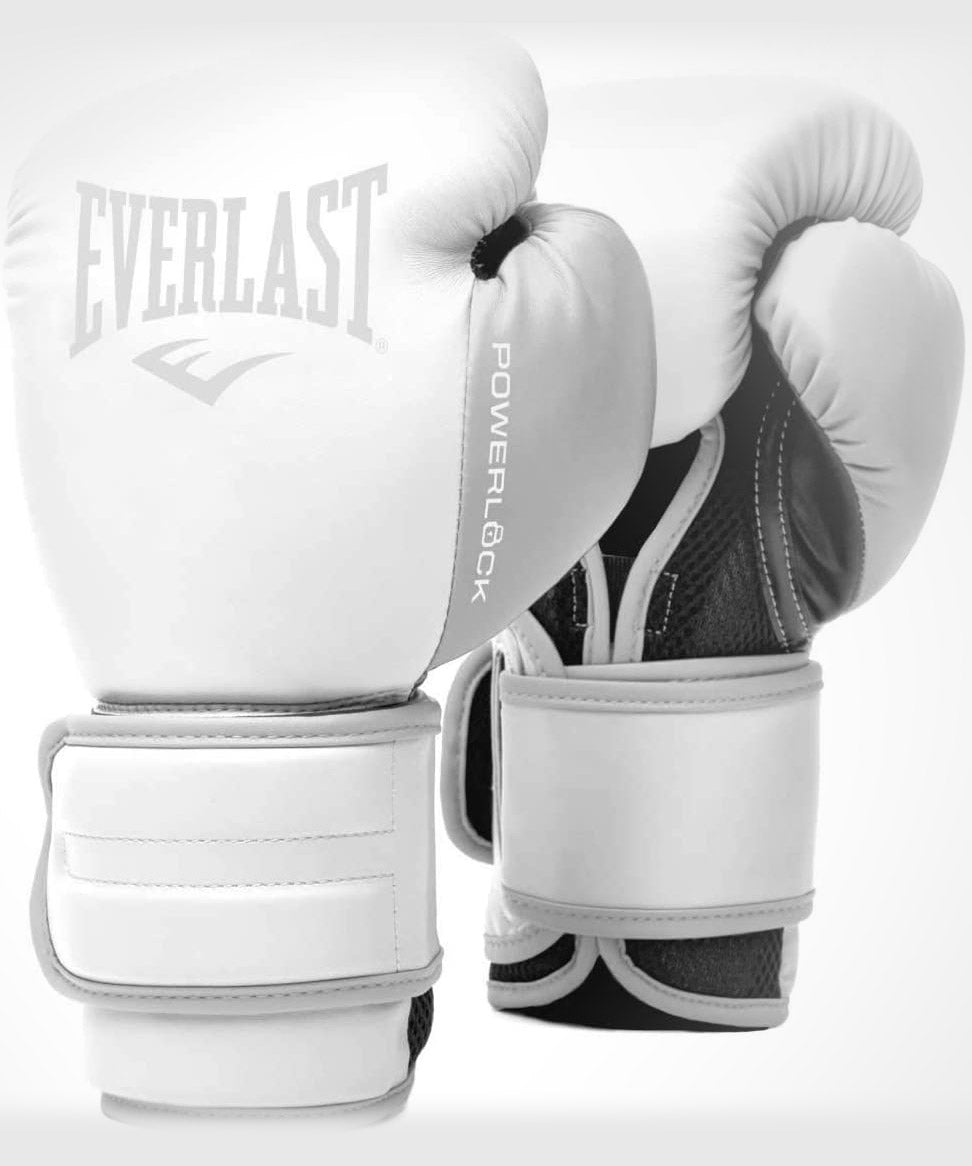 Everlast Powerlock 2 Boxing Gloves - White