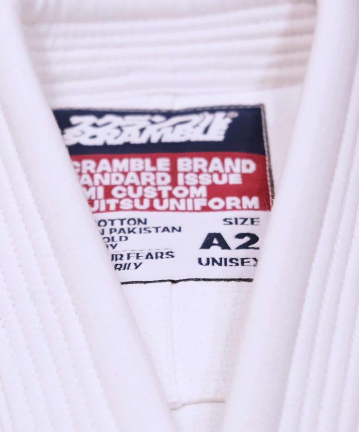 Scramble Standard Issue Kimono da JJB – Bianco