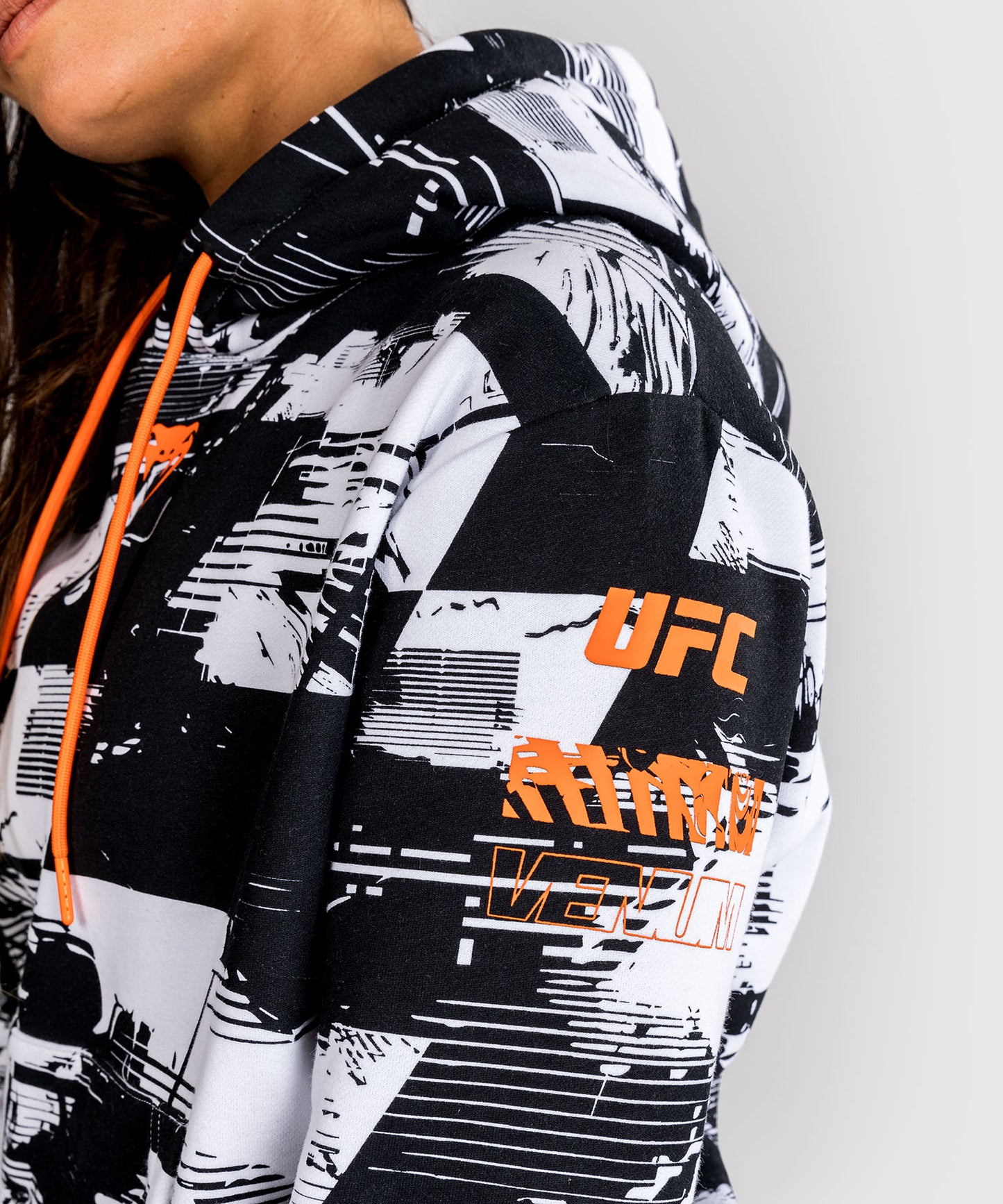 Women's UFC Zenith by Venum White Authentic Fight Week Pullover Hoodie
