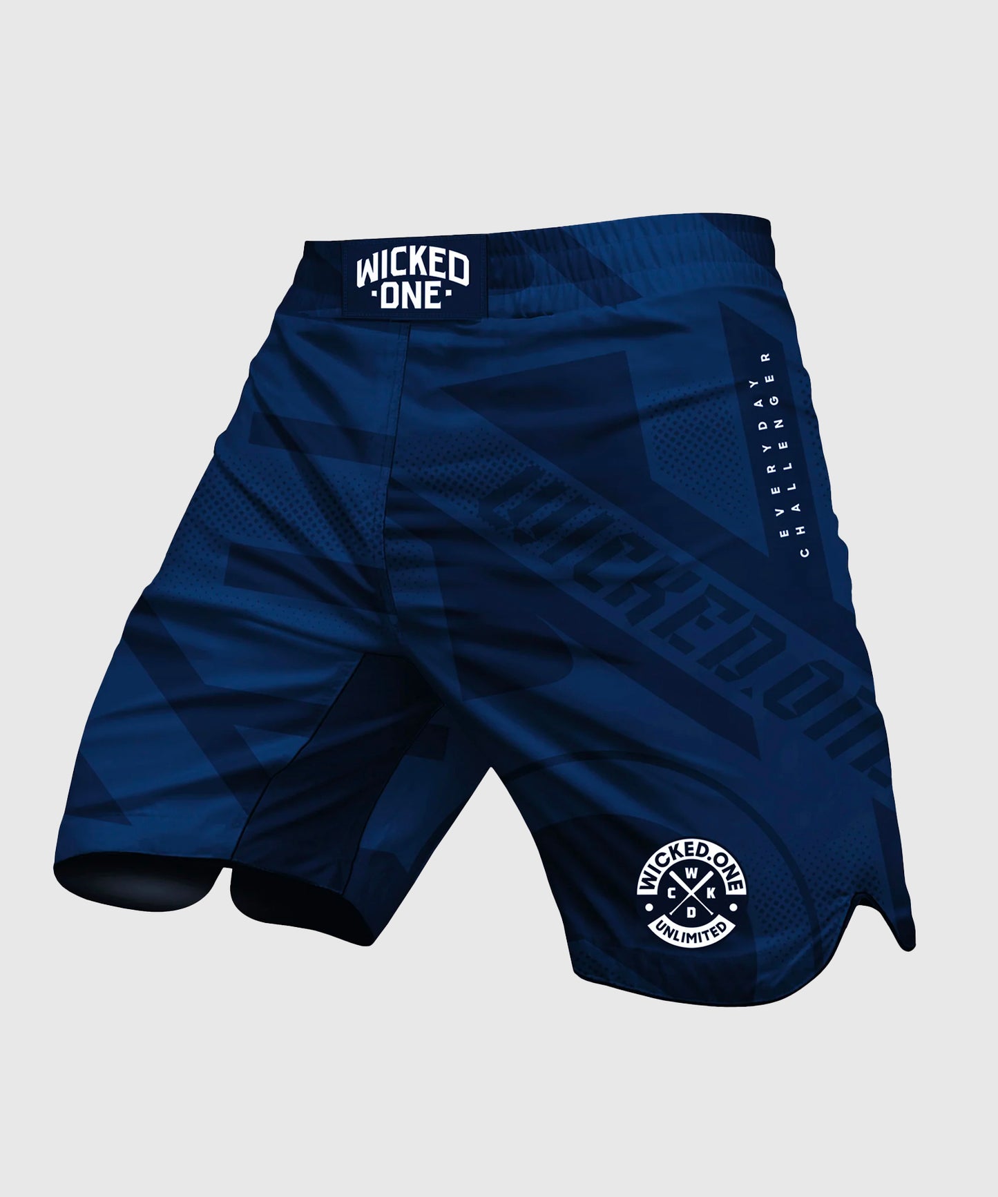 Wicked One Eager Outsiderz Fightshorts - Azul Marino