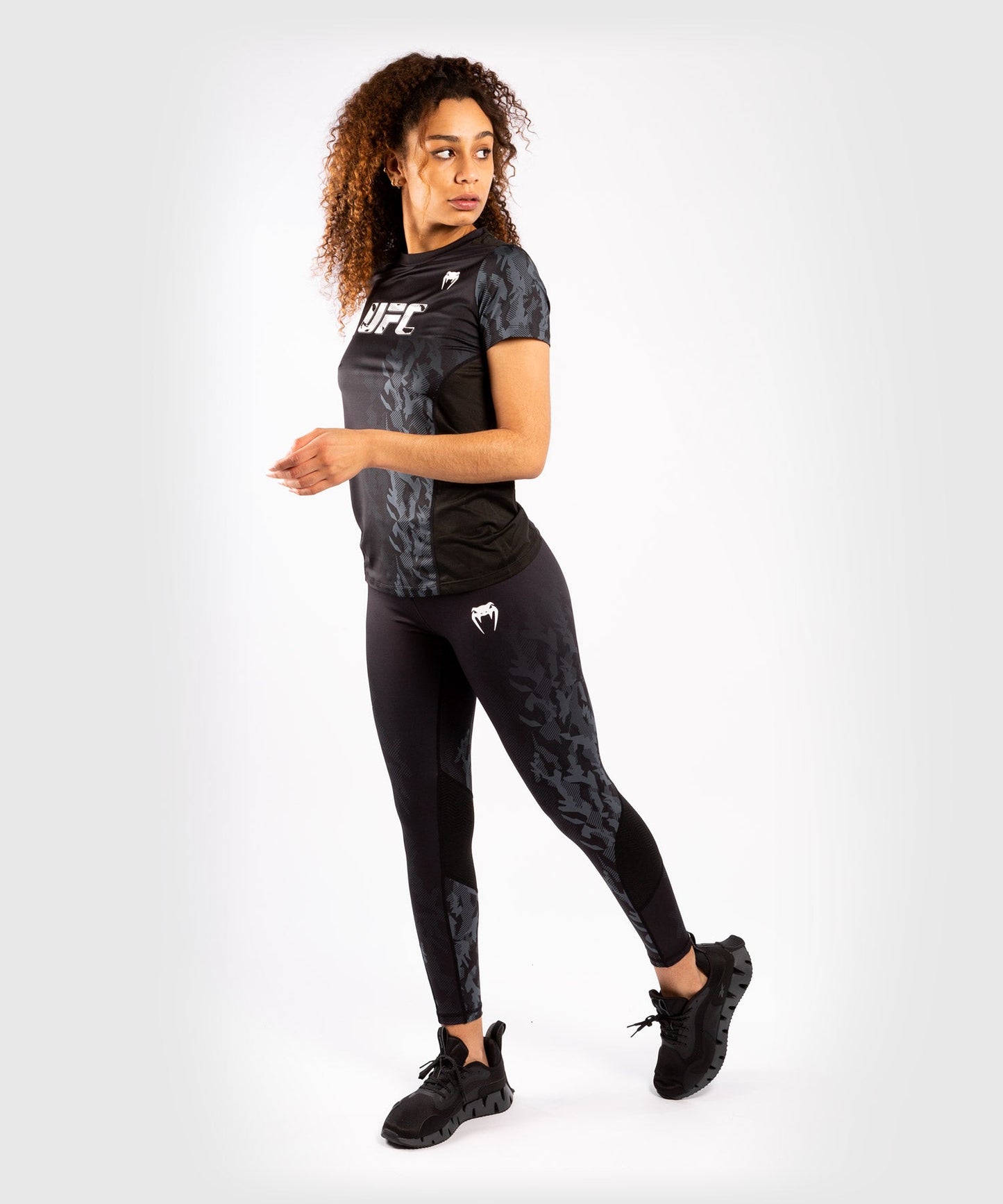 Women's UFC Venum Authentic Fight Week Leggings - Black