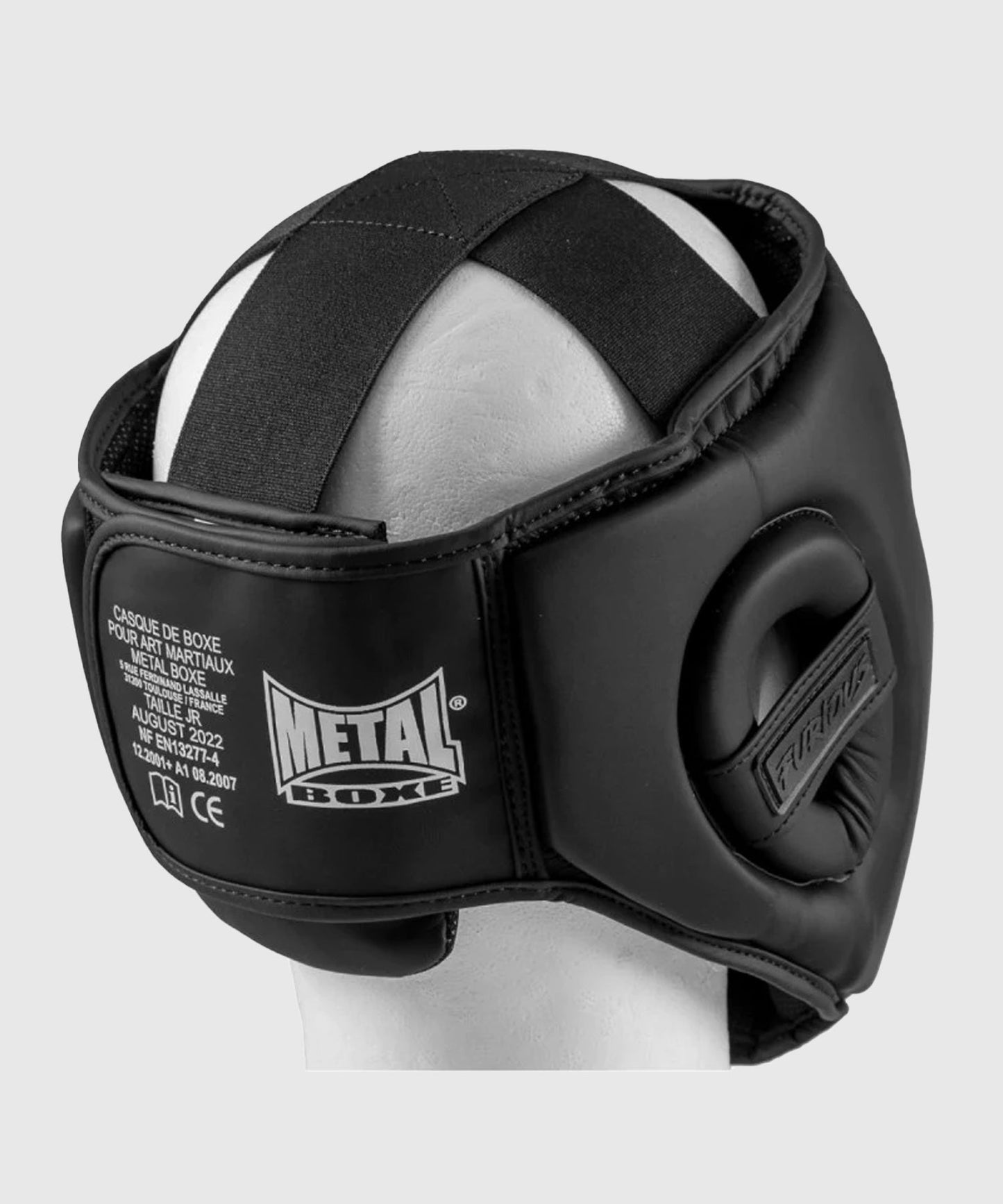 Metal Boxe Integral Metal Furious Casco de Boxeo - Negro
