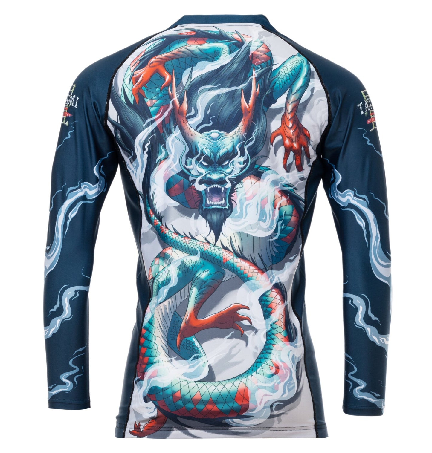 Tatami Fightwear Compression Eco Myth Series Dragon Camiseta de Entrenamiento - Azul