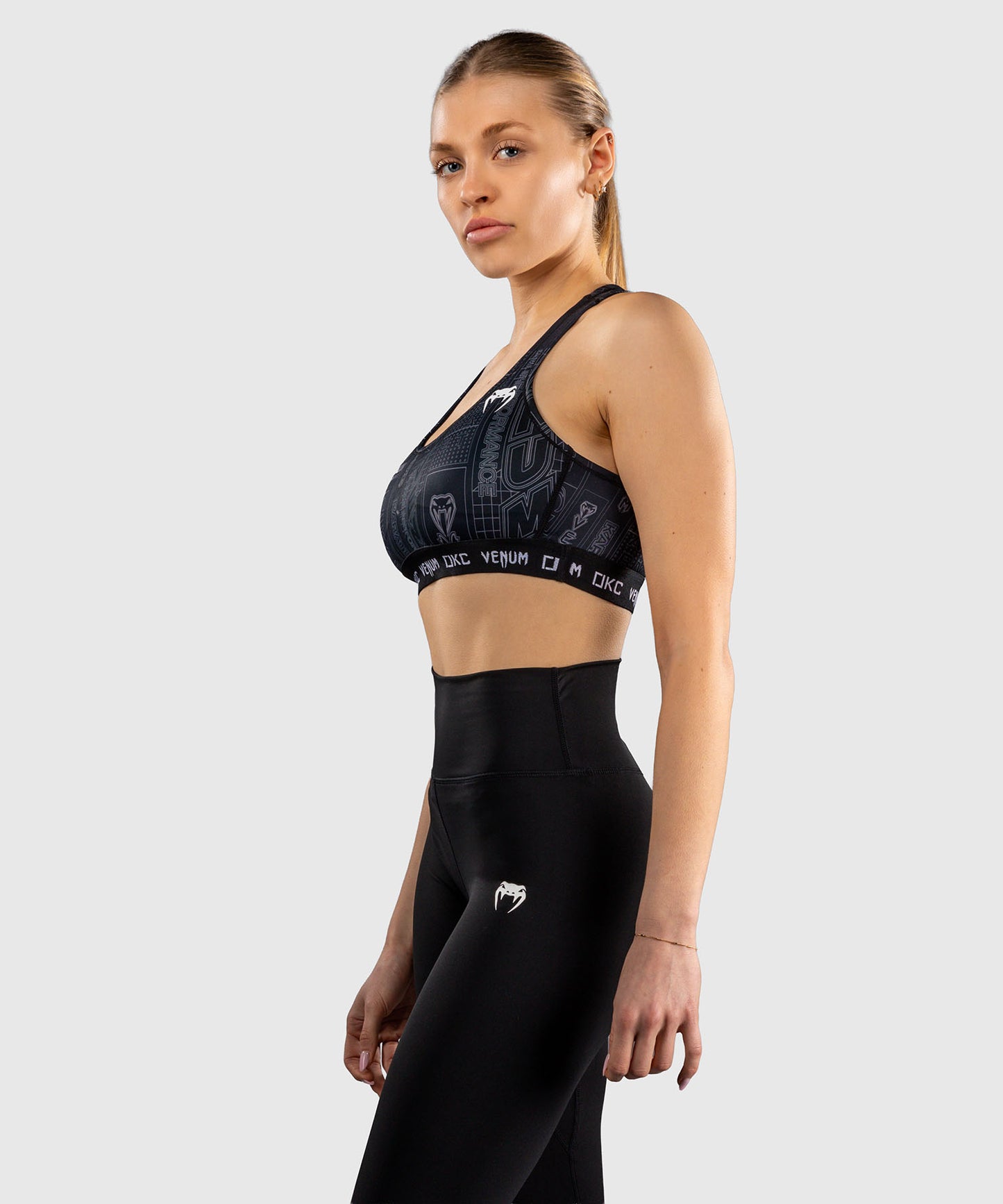 Karate Combat by Venum Sport-BH – Schwarz/Grau