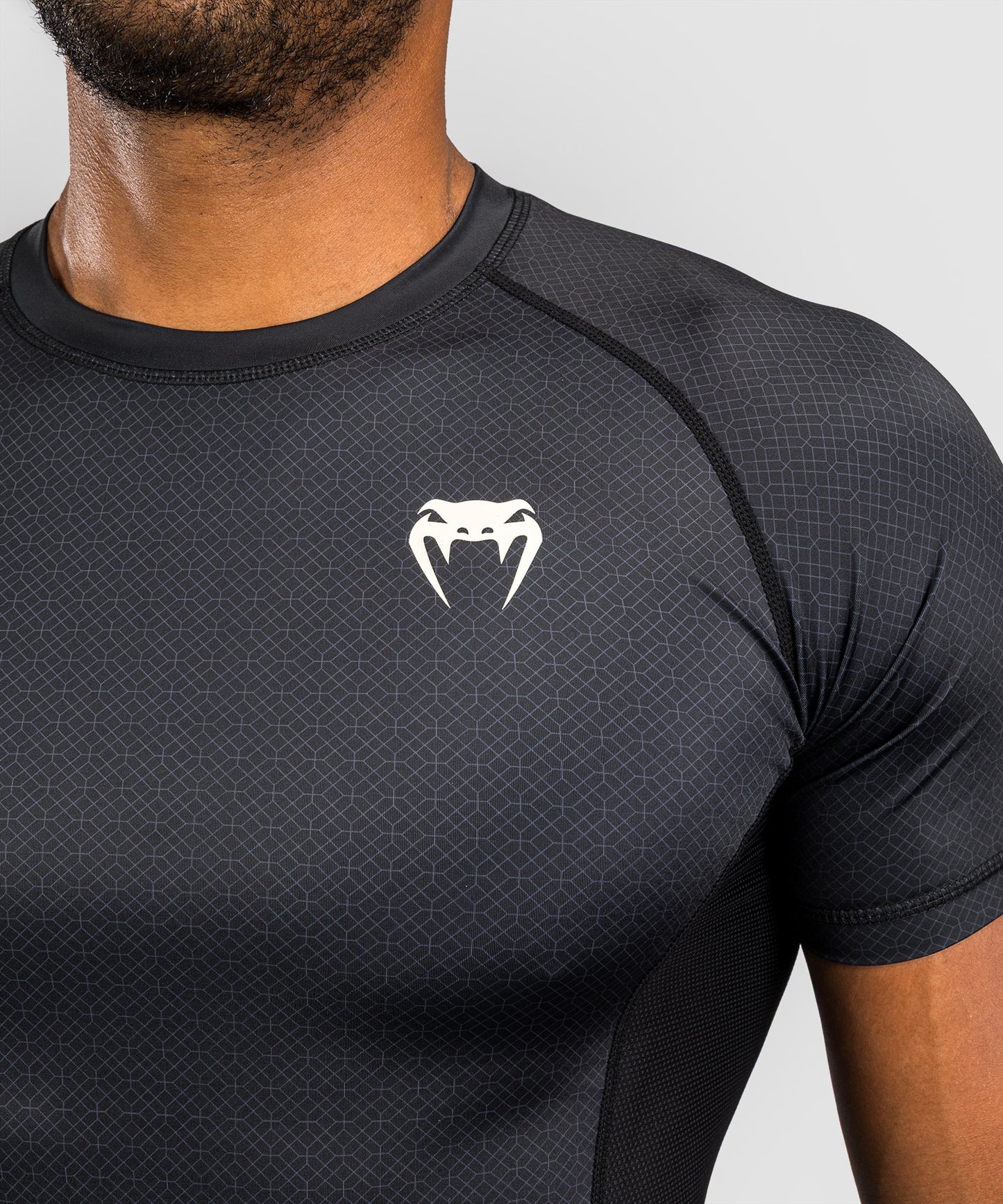 Venum x Roger Gracie Academy Kurzarm Rashguard - Schwarz