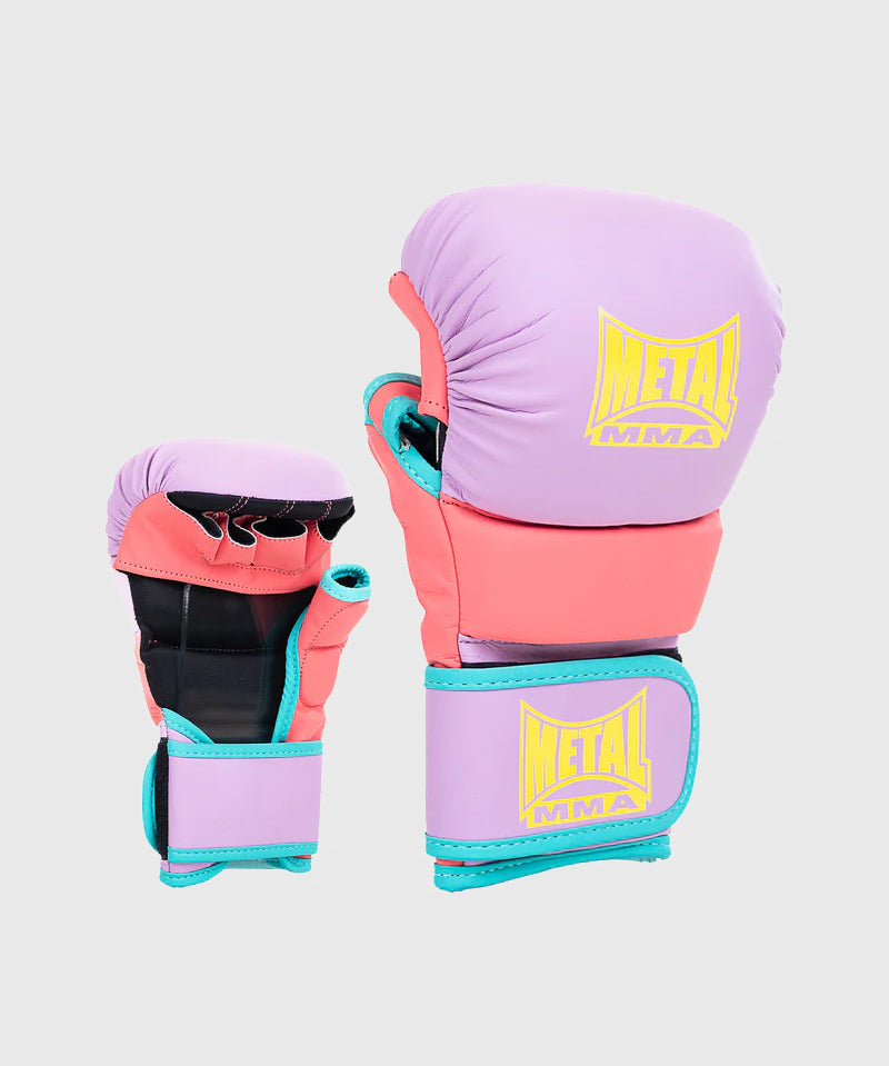 Metal Boxe The Shell MMA Sparring Gloves Post Cutting Treats - Pink