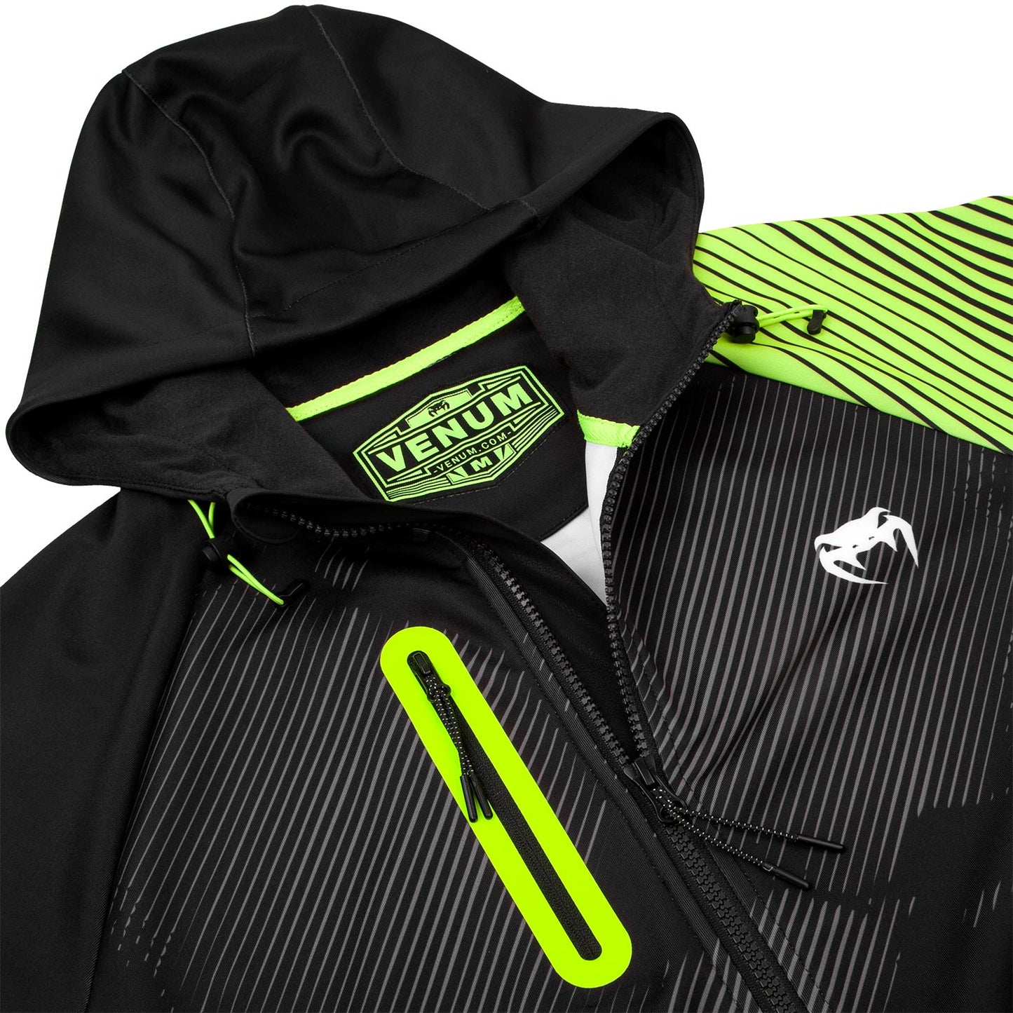 Venum Training Camp 2.0 Hoodie - Black/Neo Yellow
