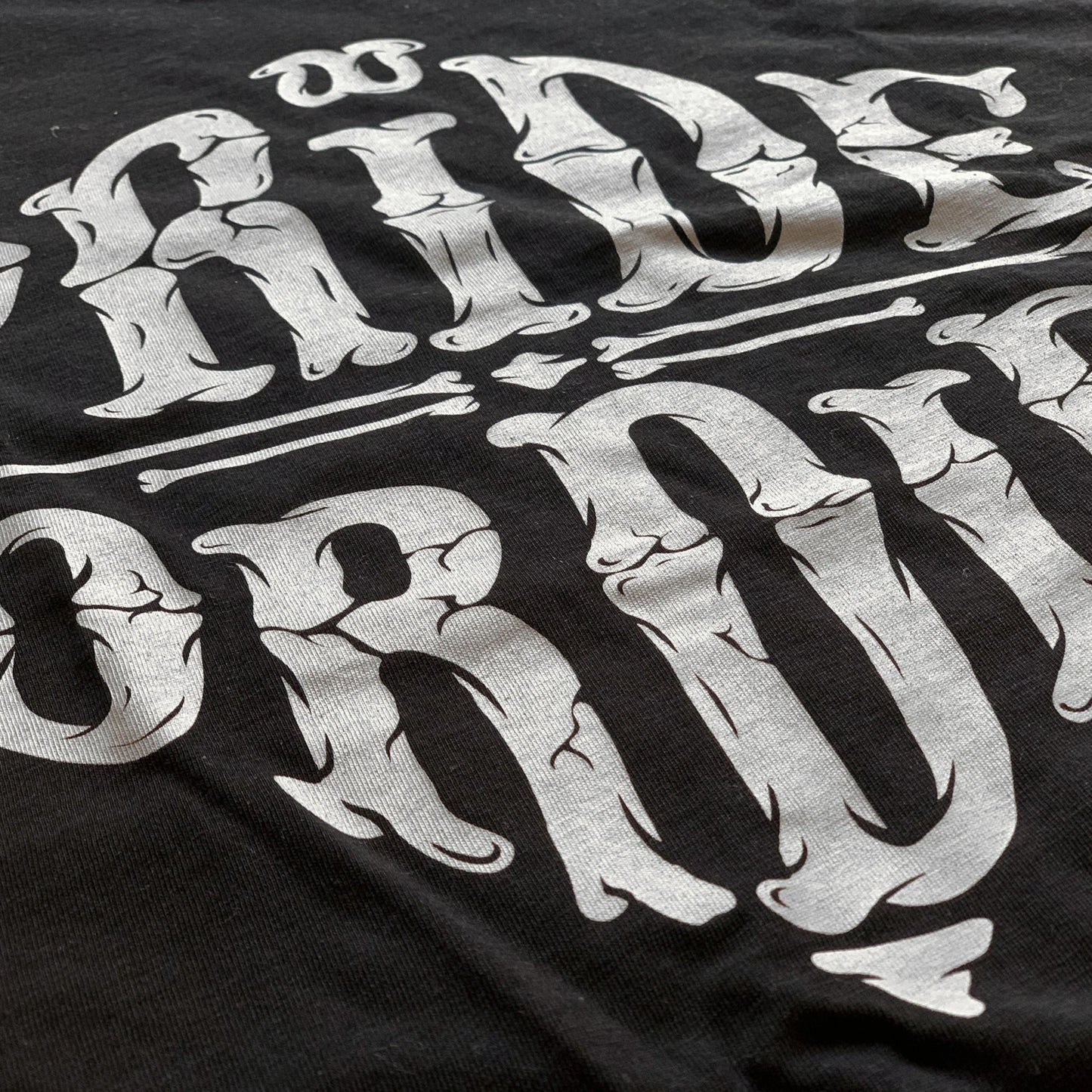 T-shirt Pride Or Die Reckless Bones - Noir