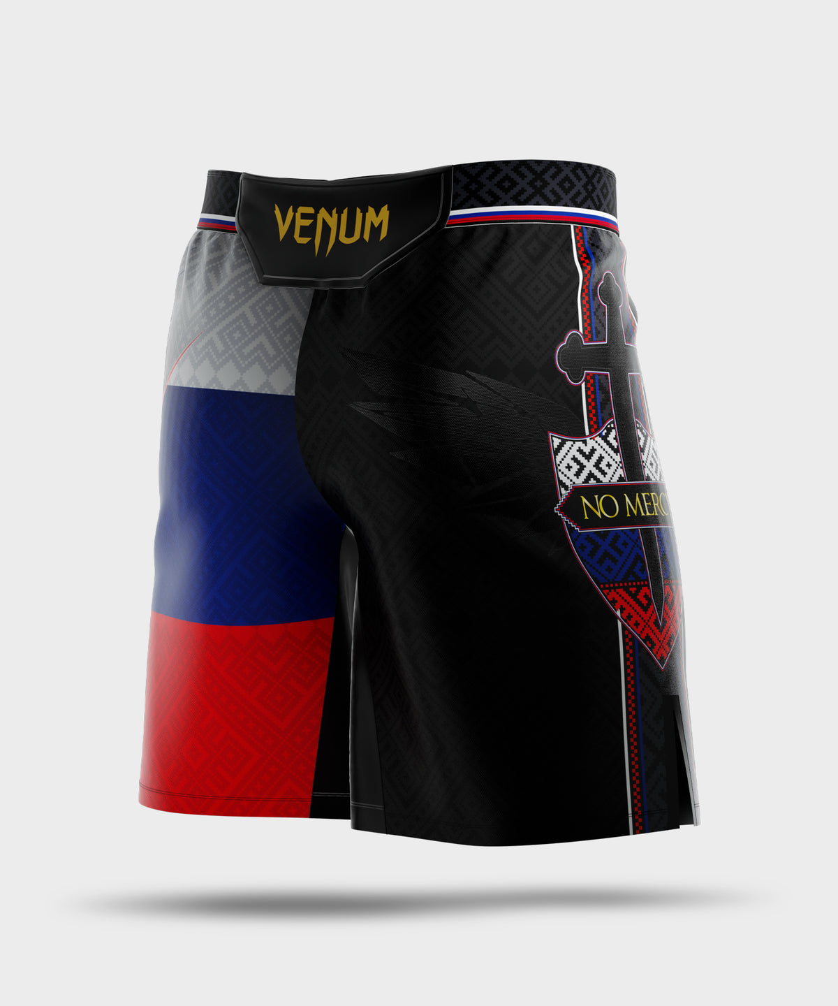 Venum UFC Unrivaled by Venum Petr Yan Men's Long Fit Fight Shorts – Black