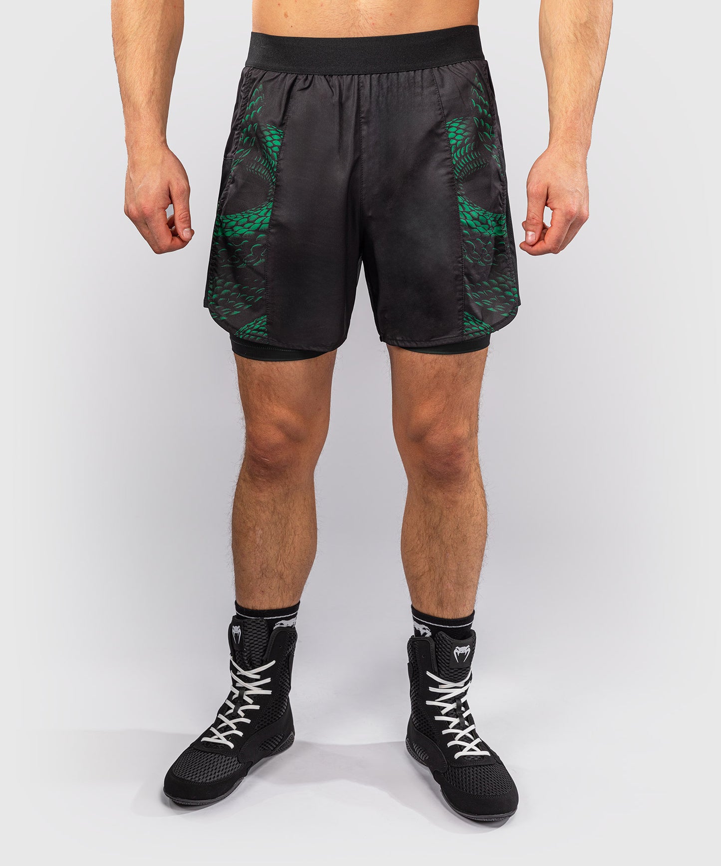 Venum Matupa Training Shorts - Black/Green/Gold