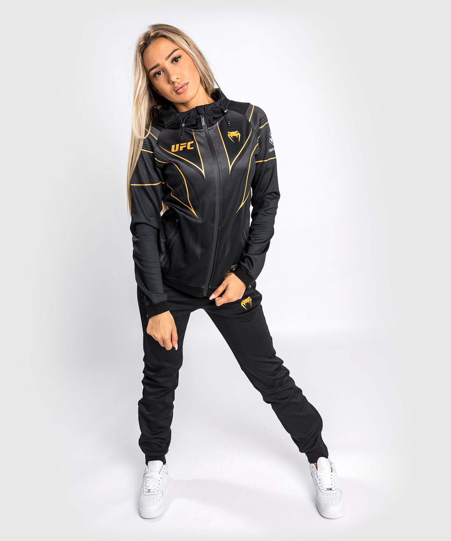 UFC Venum Authentic Fight Night 2.0 Frauen Walkout Hoodie - Champion