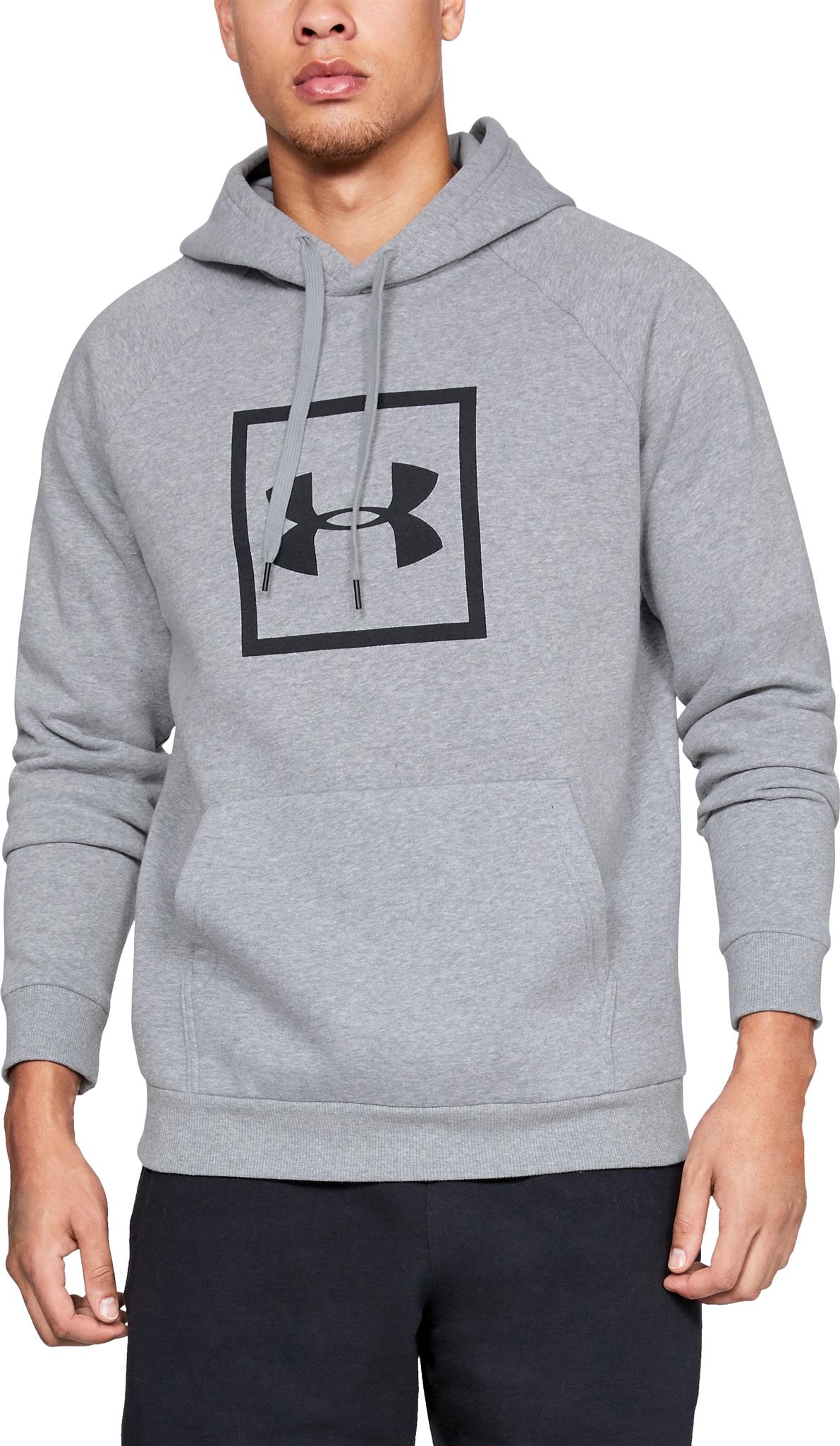 Sweat à capuche Under Armour Rival Fleece Logo - Gris