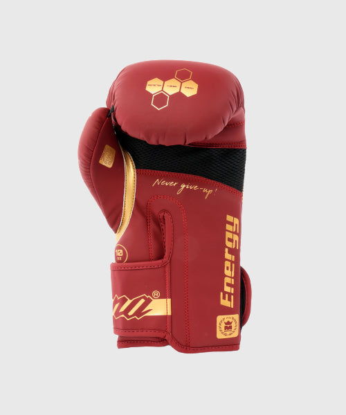 Montana Energy Legend Boxing Gloves - Red/Gold