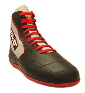 Chaussures de boxe française femme Boom Lady Light Anthracite/Fuchsia | Rivat