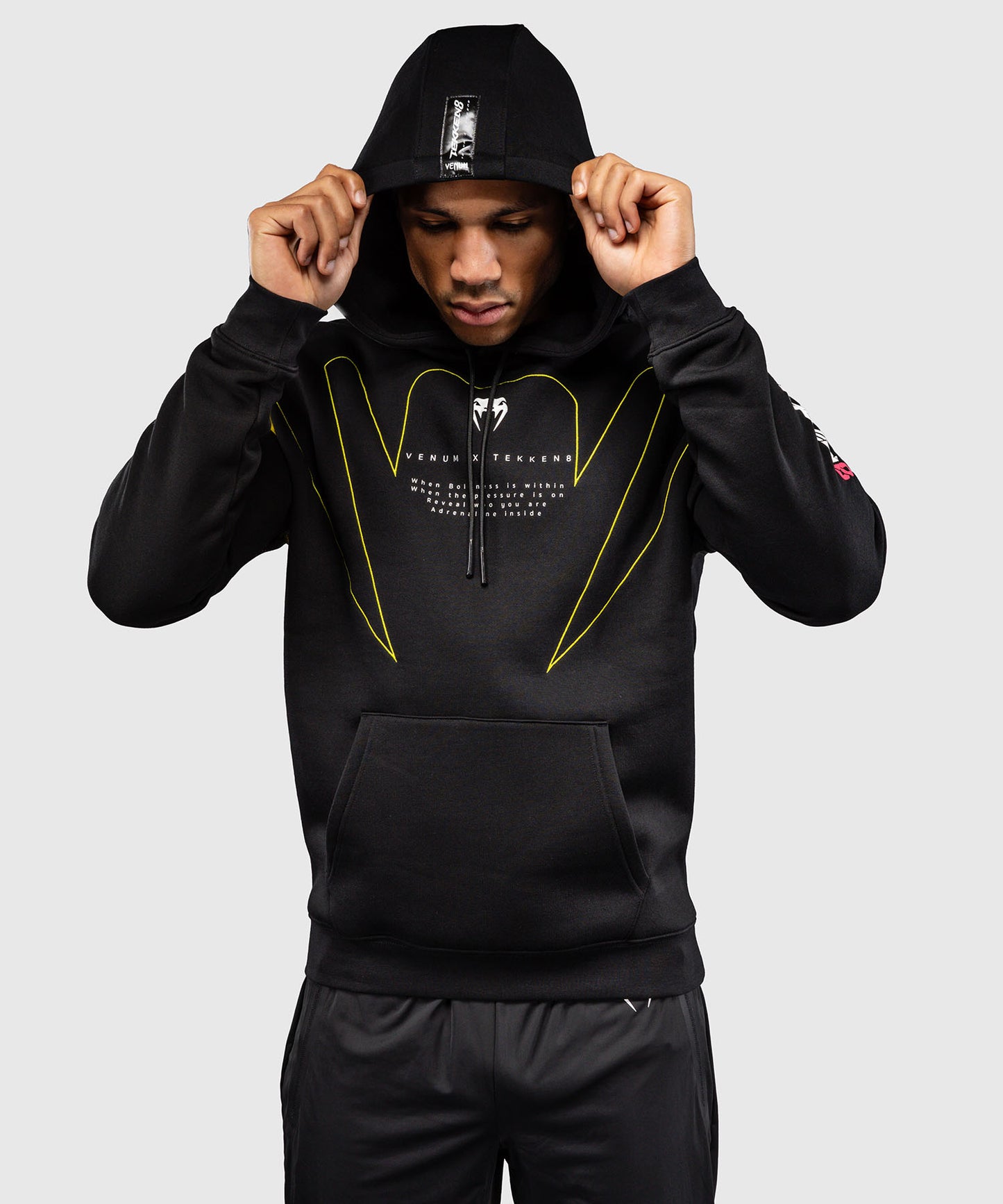Venum x TEKKEN 8 Pullover Hoodie - King - Black/Yellow