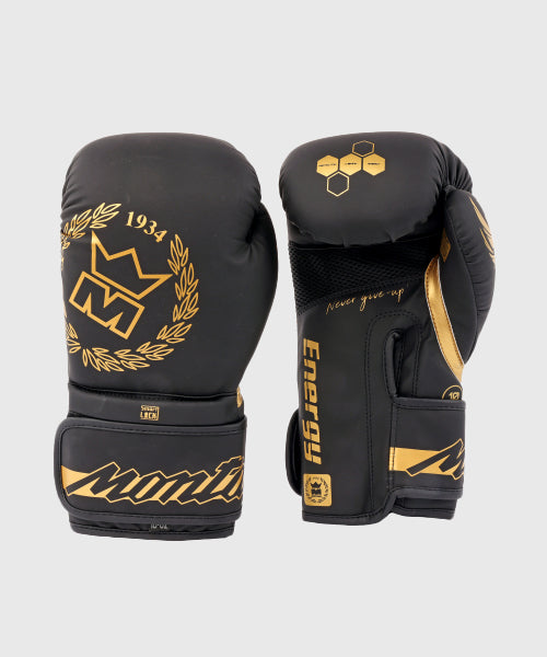 Gants De Boxe Montana Energy Newcode - Noir/Or