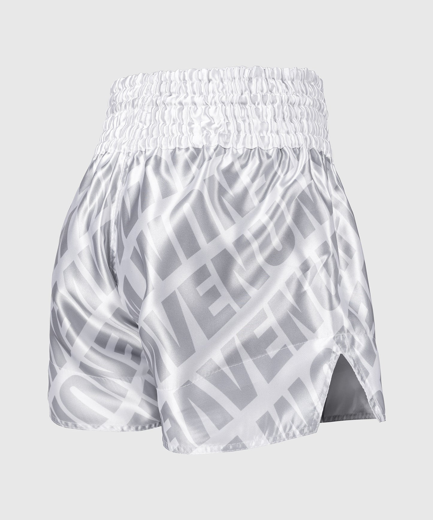 Short de Muay Thai Venum Contender XT – Blanc/Argent