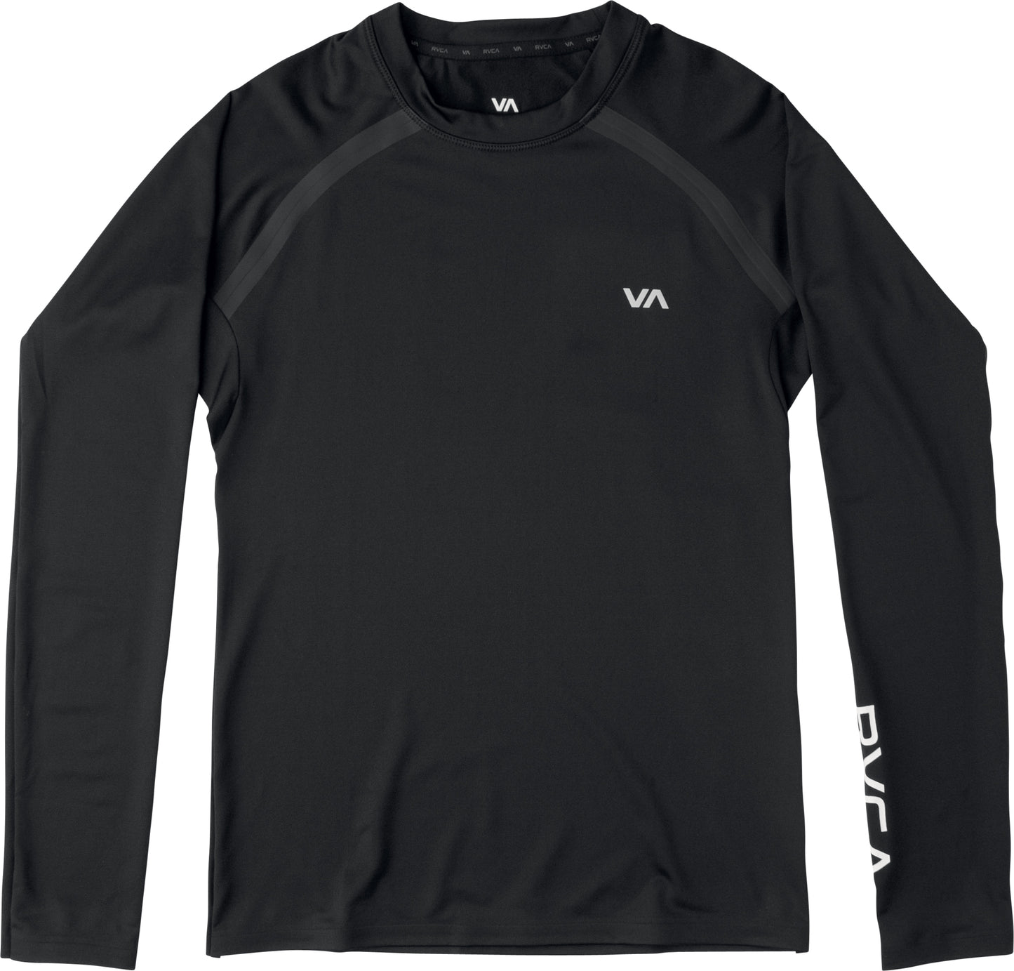 RVCA Manches Longues T-shirt di Compressione – Nero