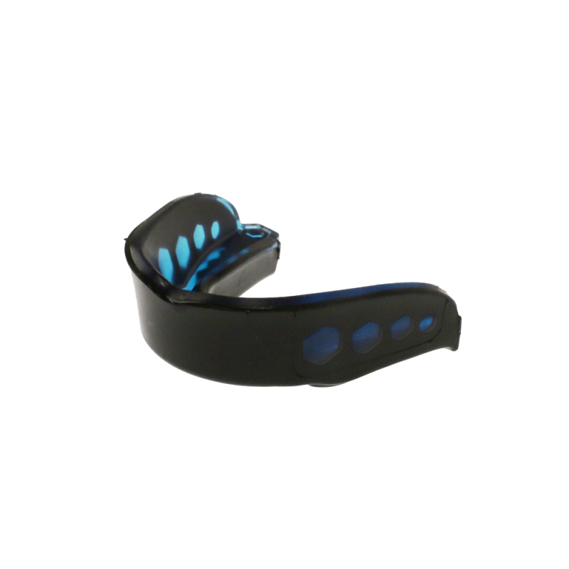 Shock Doctor Gel Max Protector Bucal Adulto – Negro/Azul